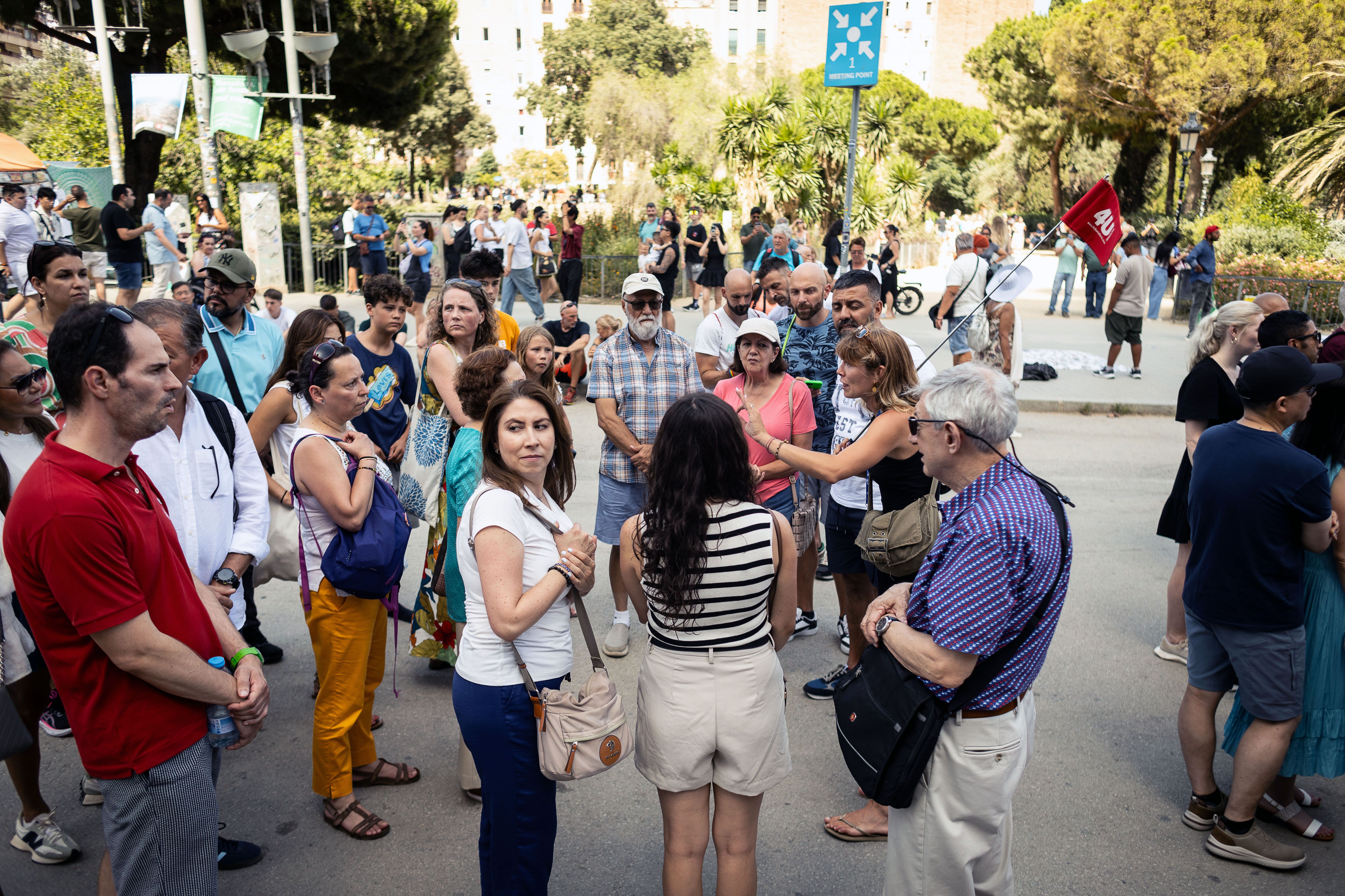 Turistes al centre de Barcelona