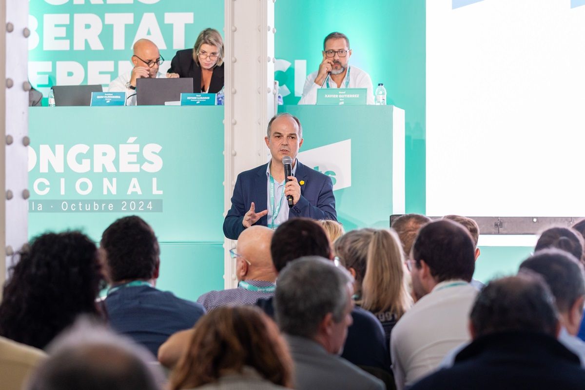 Jordi Turull, en un debat de ponències