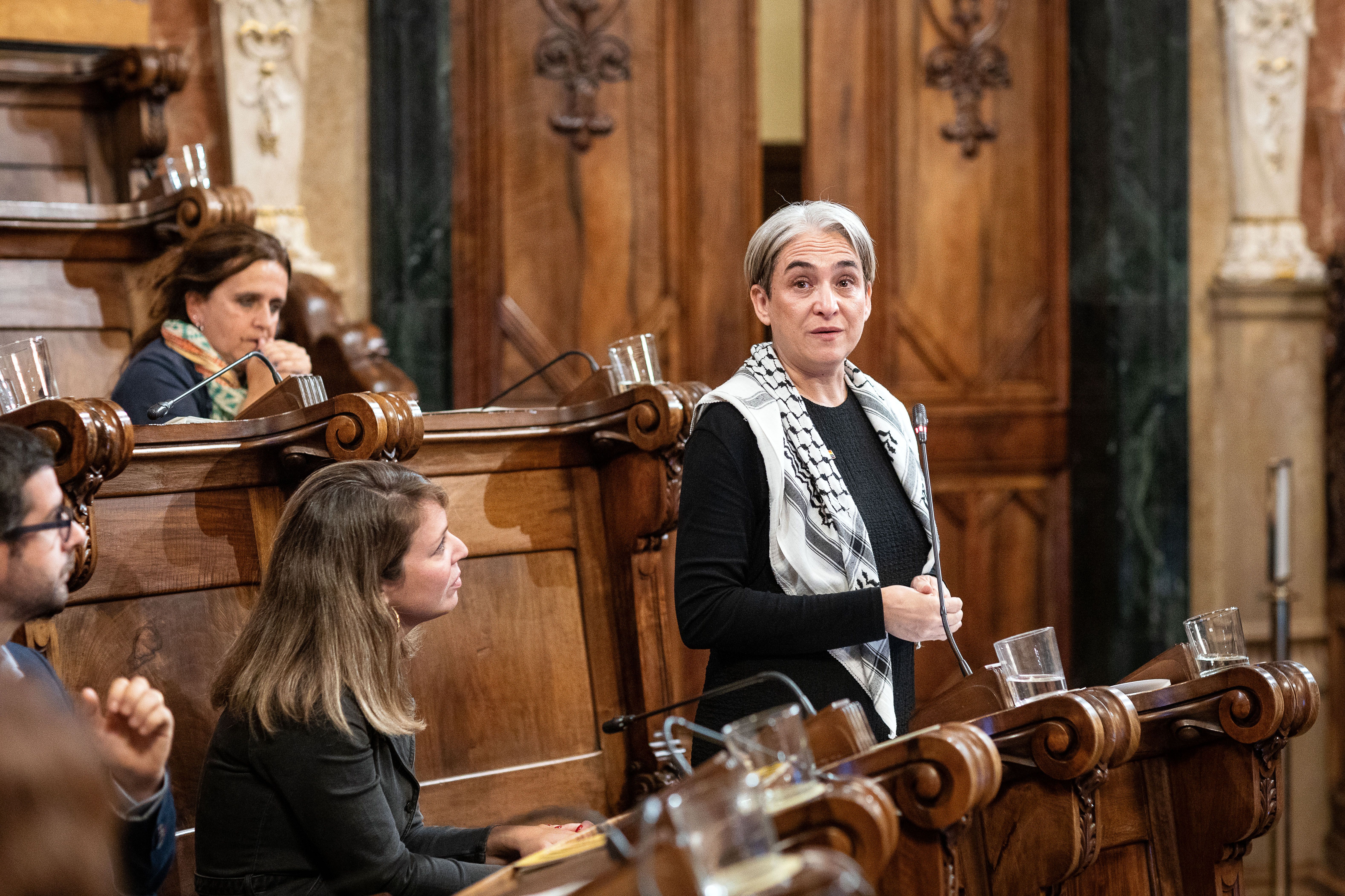 Últim dia d'Ada Colau a l'Ajuntament de Barcelona