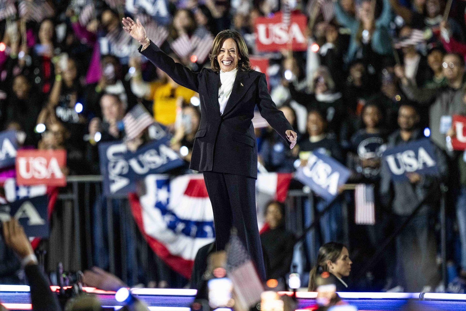 Kamala Harris, aquest dimarts a vespre a Washington.