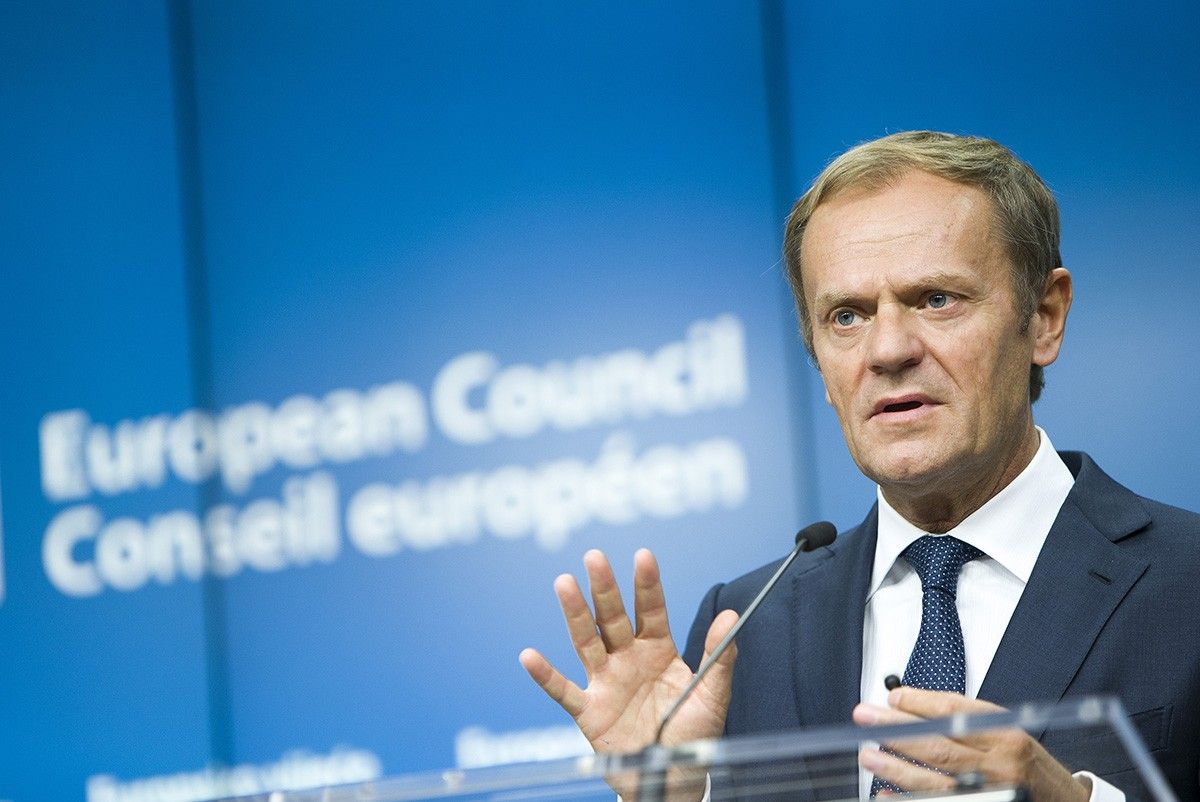 El president del Consell Europeu, Donald Tusk, en una imatge d'arxiu