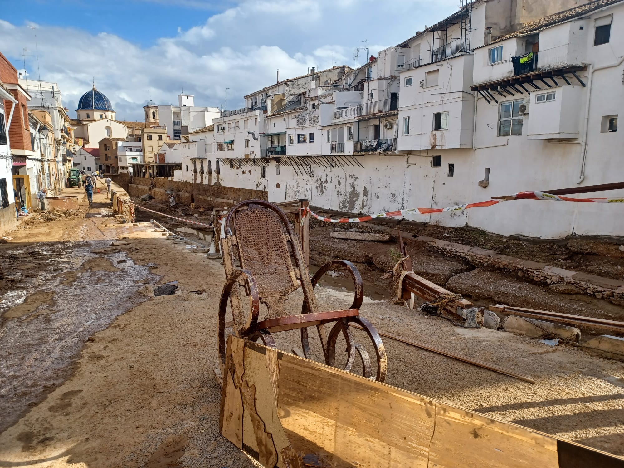 Destrosses a Xiva per la DANA, al País Valencià