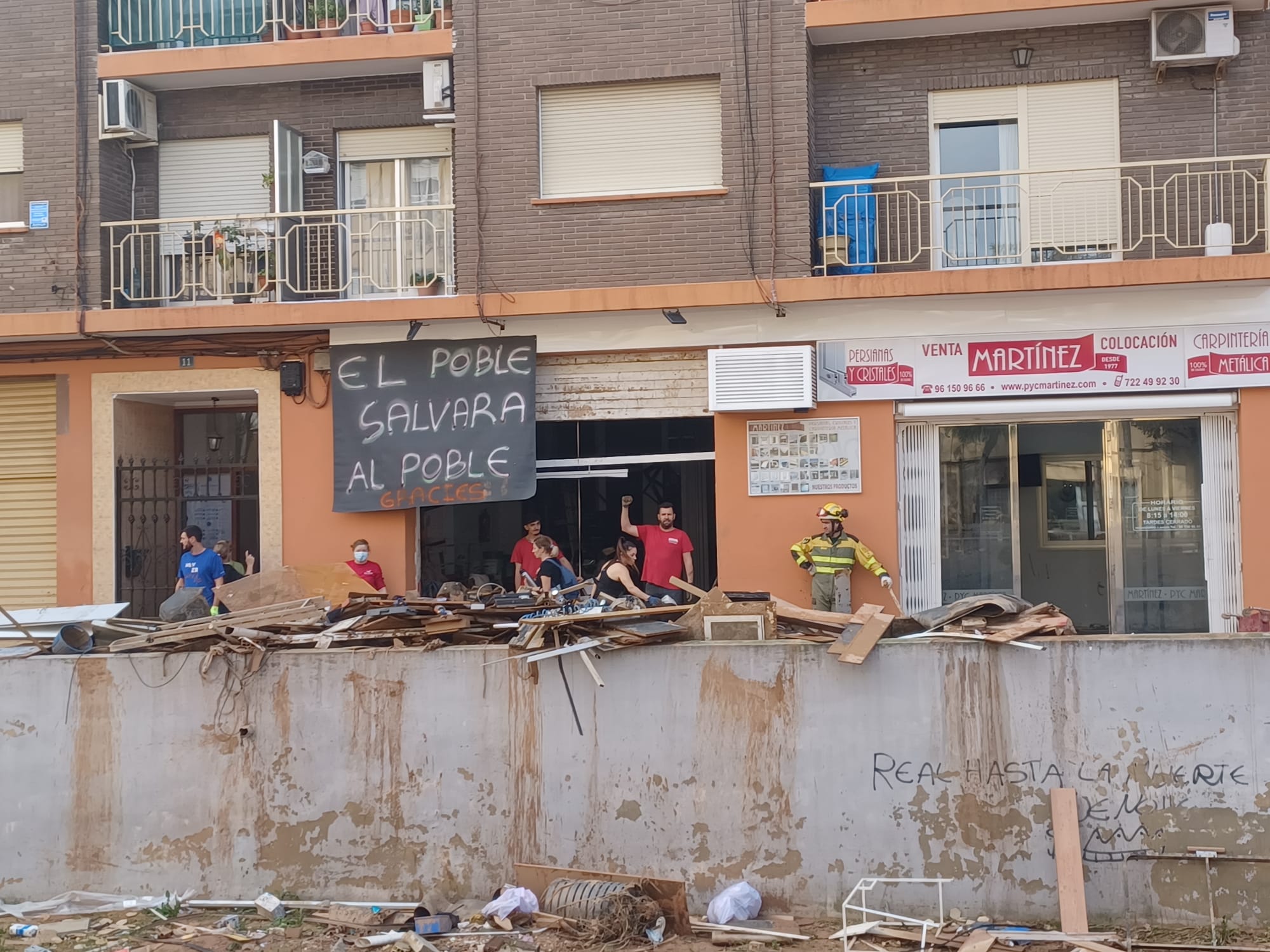 Destrosses per les pluges torrencials a Aldaia per la DANA, al País Valencià