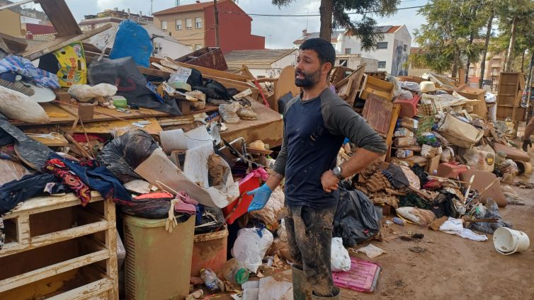 Destrosses per les pluges torrencials a Aldaia per la DANA, al País Valencià