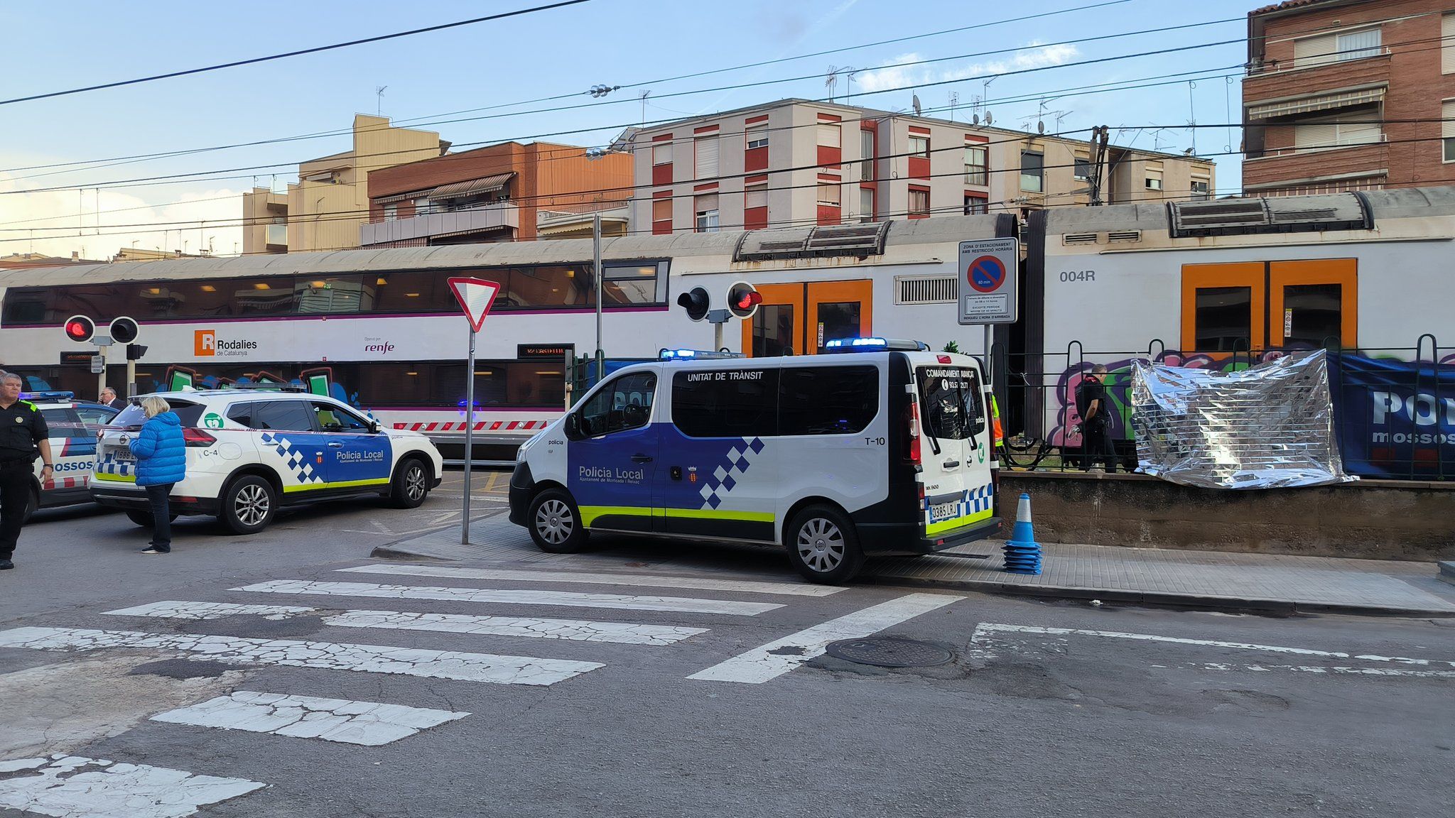 L'atropellament mortal ha estat en un dels passos a nivell que travessen la ciutat.