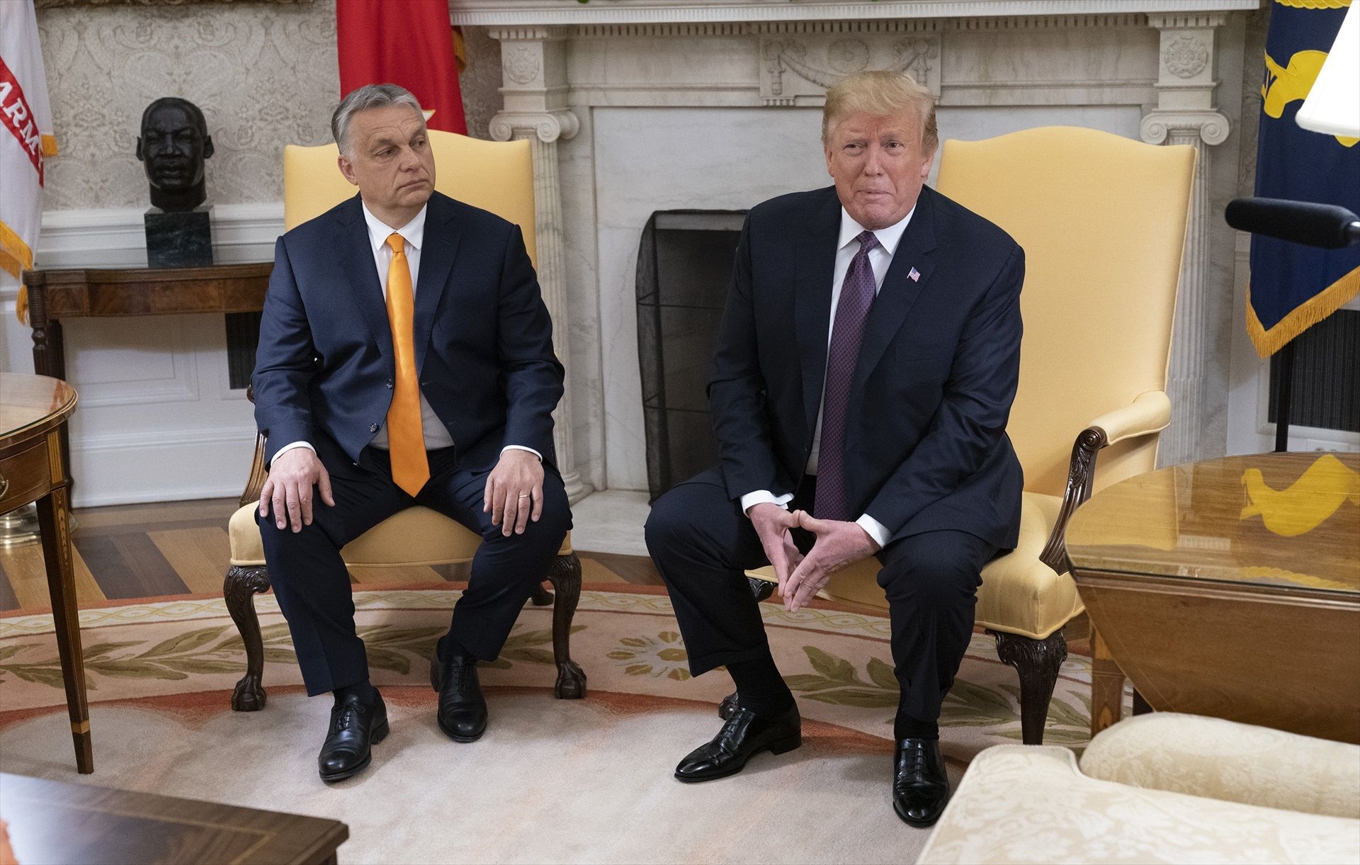 Víktor Orban i Donald Trump, en una imatge d'arxiu.