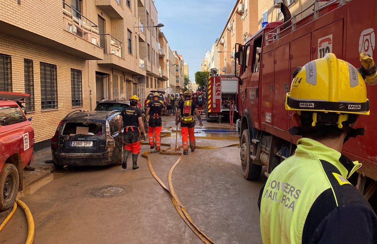 Els Bombers de Mallorca al País Valencià