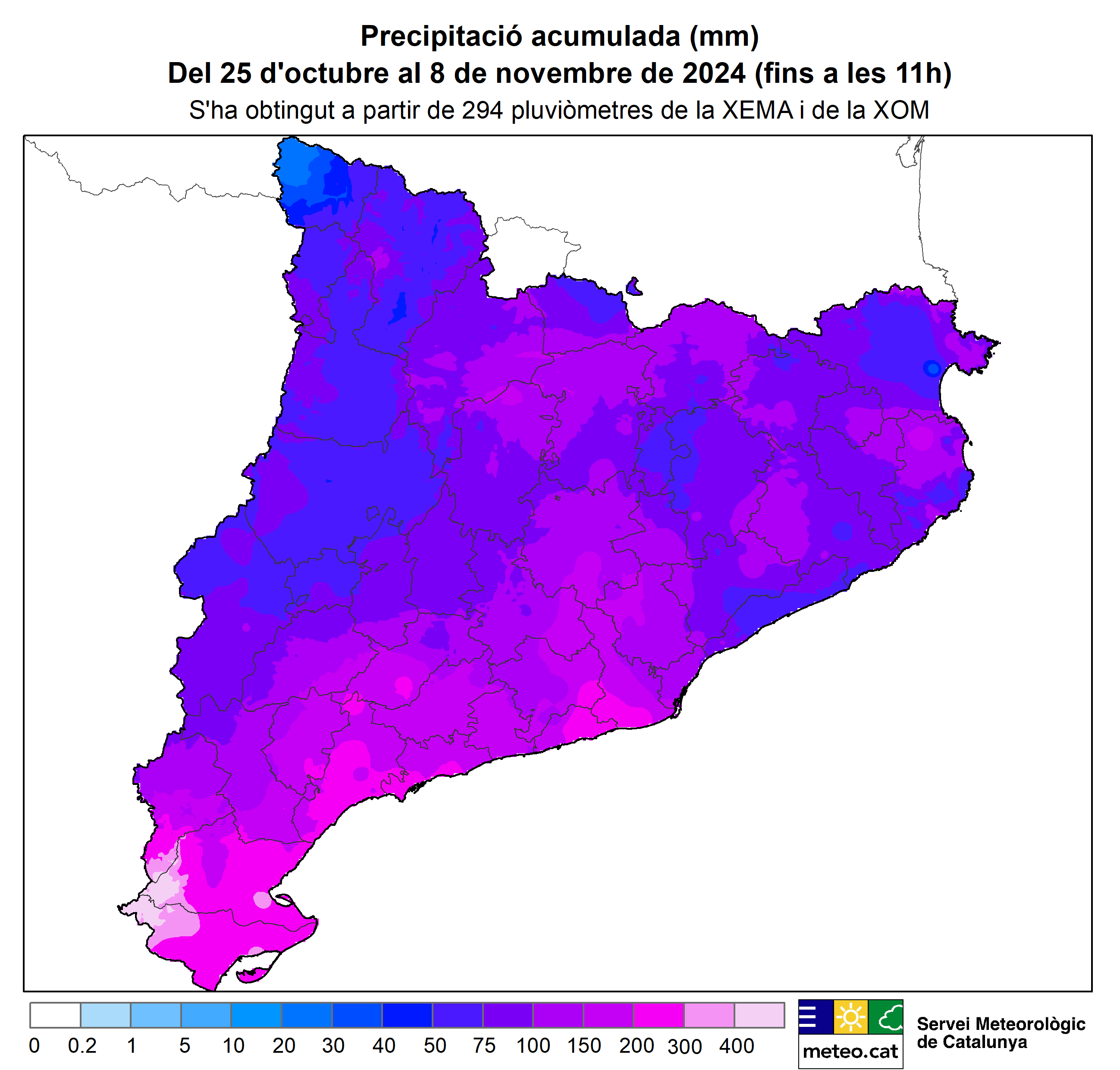 pluja catalunya novembre