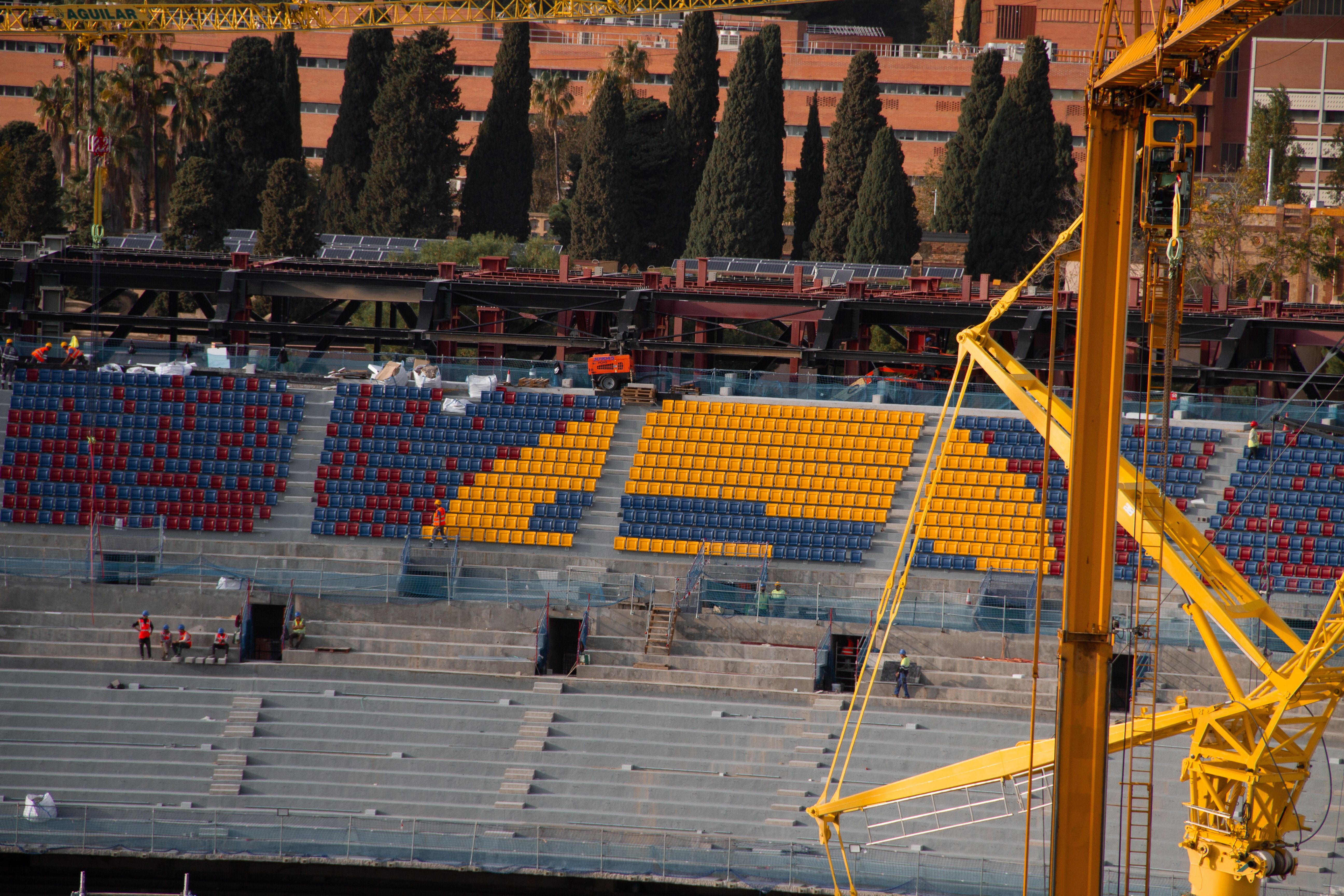 Les obres del Camp Nou