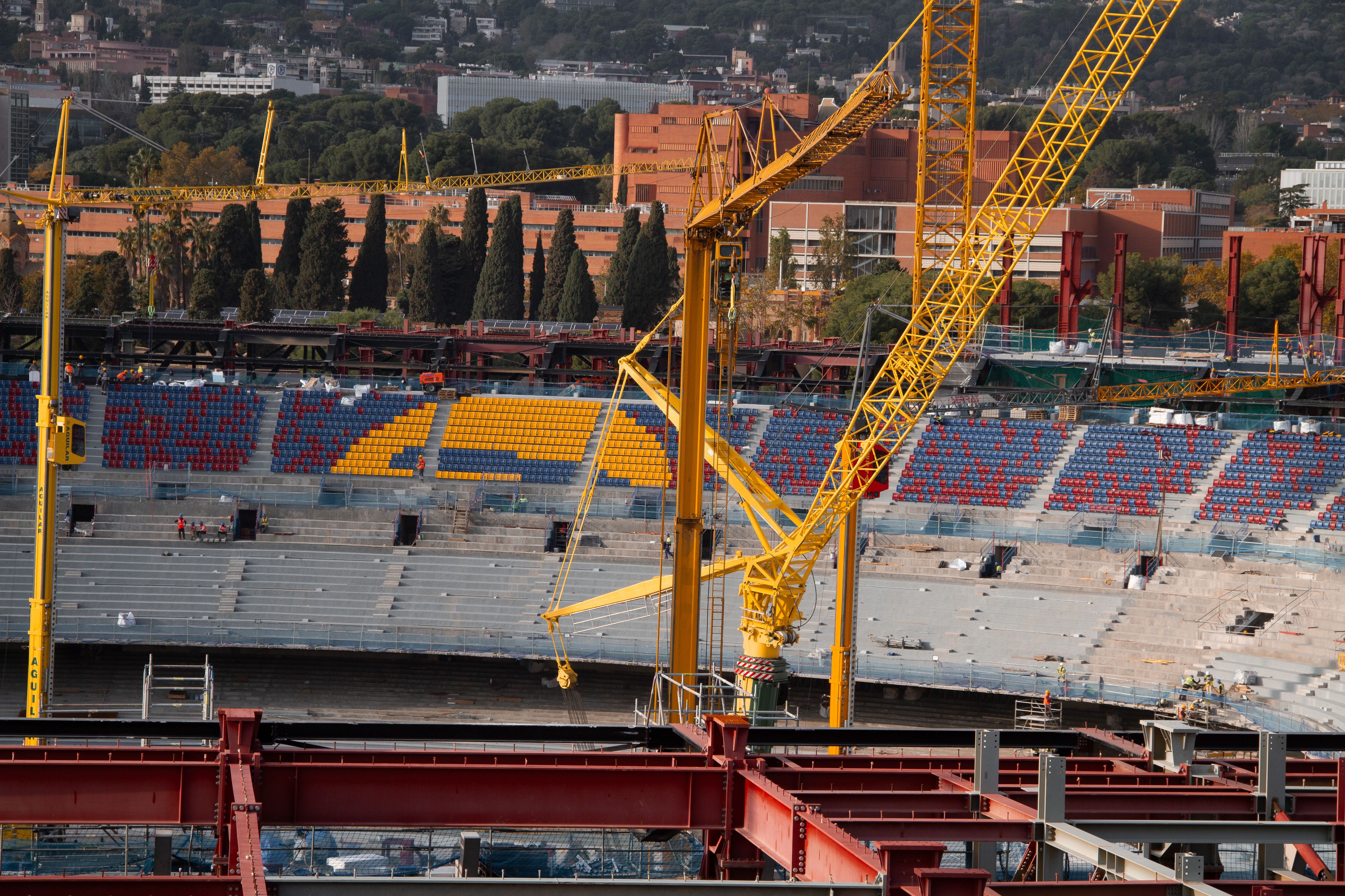 Les obres del Camp Nou