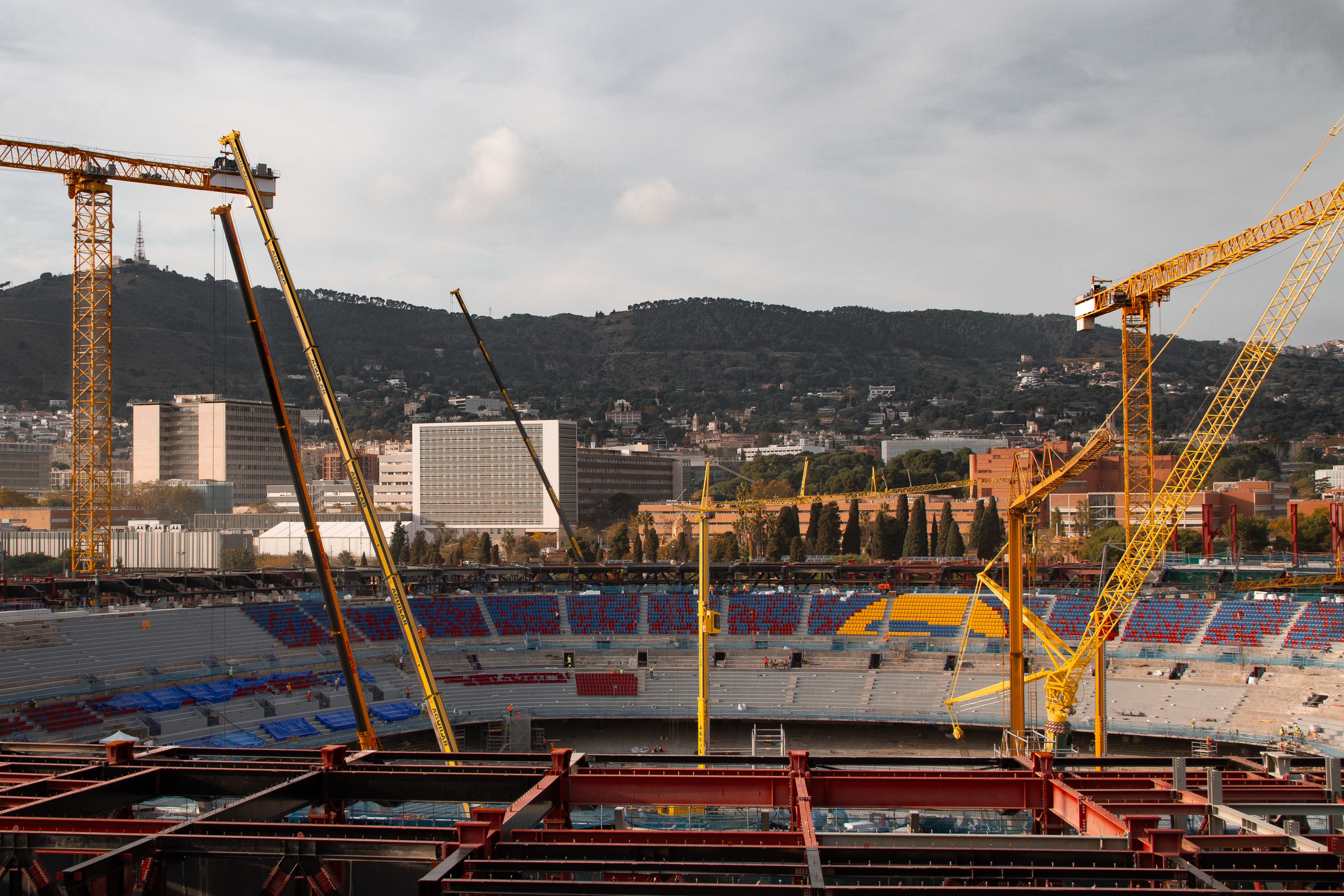 El Camp Nou, en obres