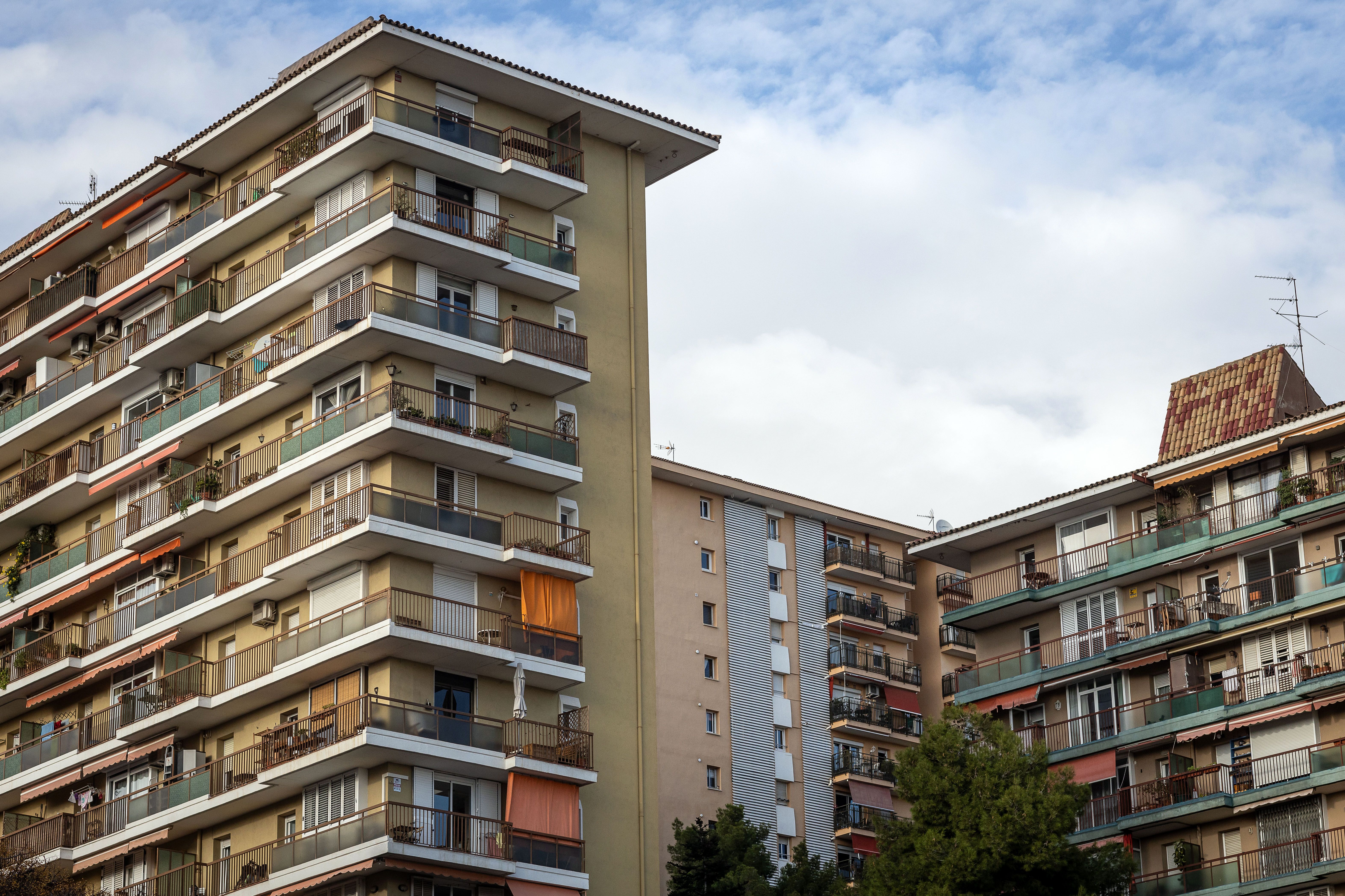 Imatge d'arxiu d'un bloc d'habitatges