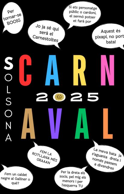 Cartell Carnaval Solsona 2025