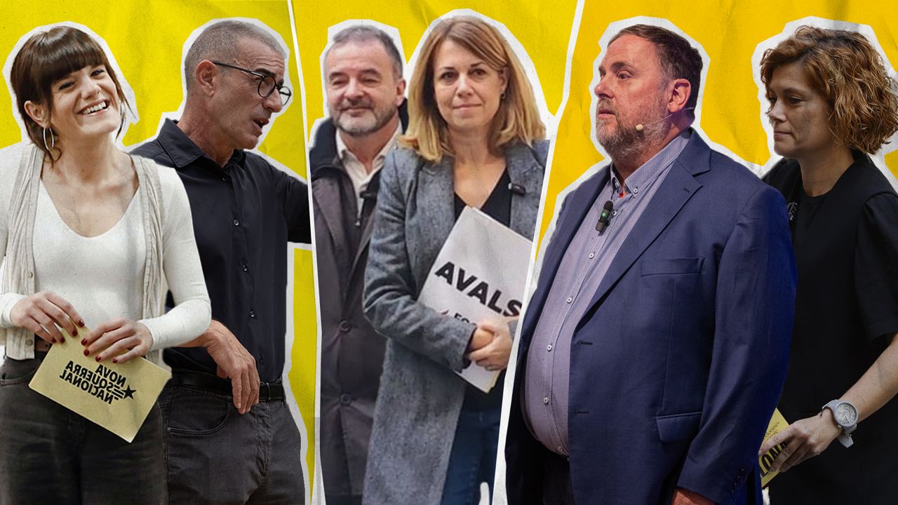 Els candidats de Nova Esquerra Nacional, Foc Nou i Militància Decidim