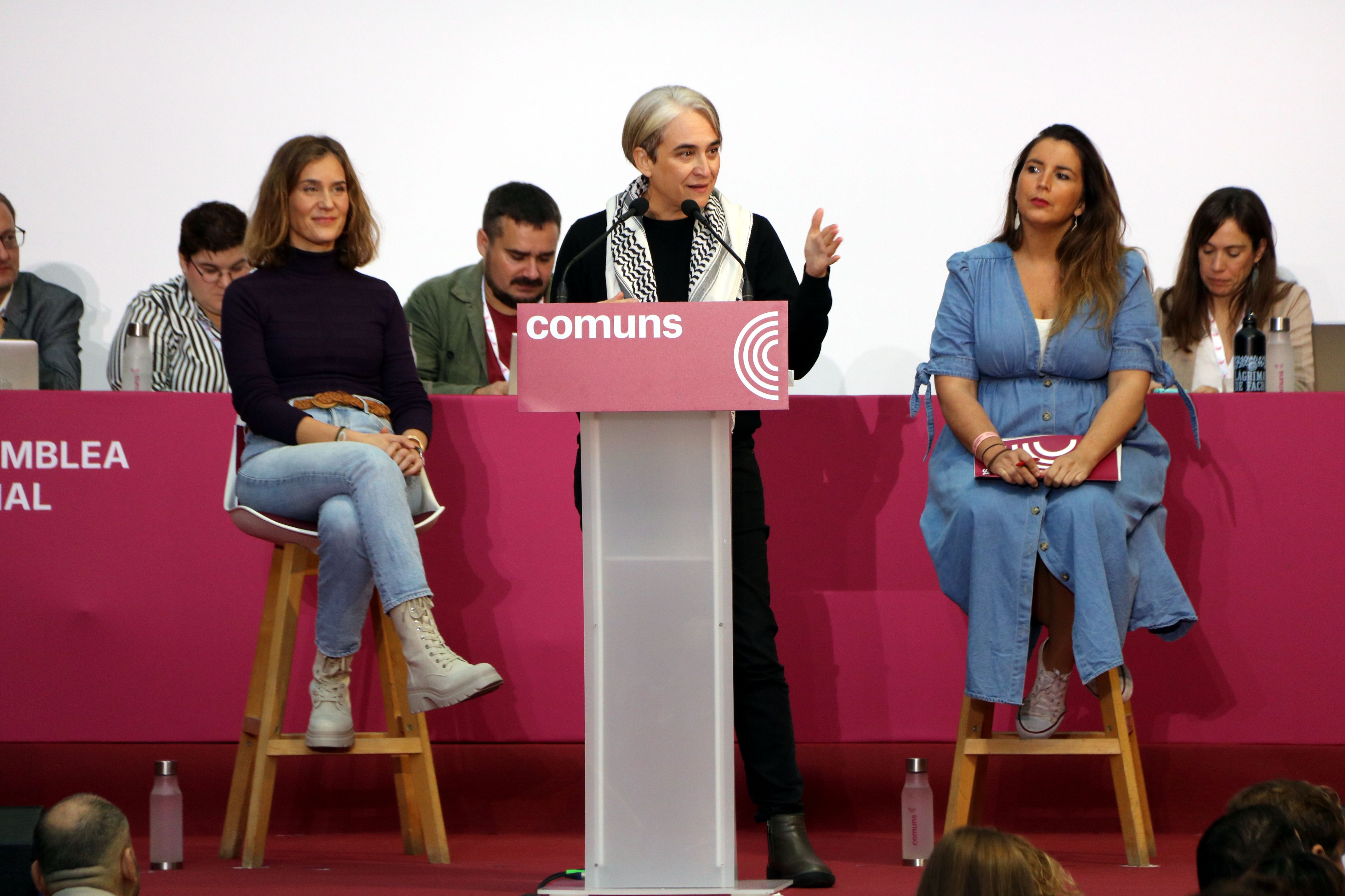 Ada Colau, a l'assemblea nacional dels comuns, aquest dissabte