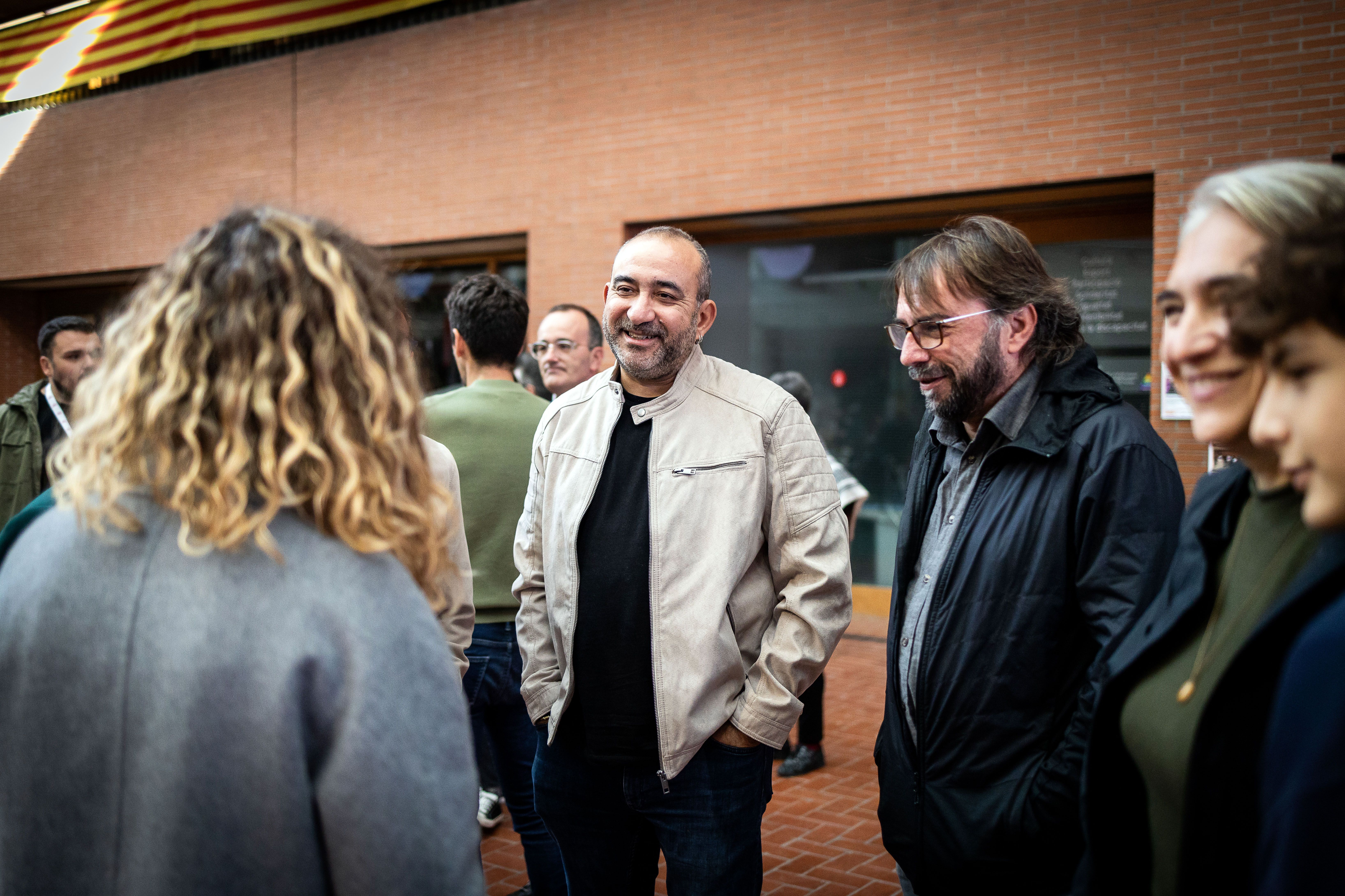 Javier Pacheco, secretari general de CCOO de Catalunya, durant l'assemblea nacional dels comuns