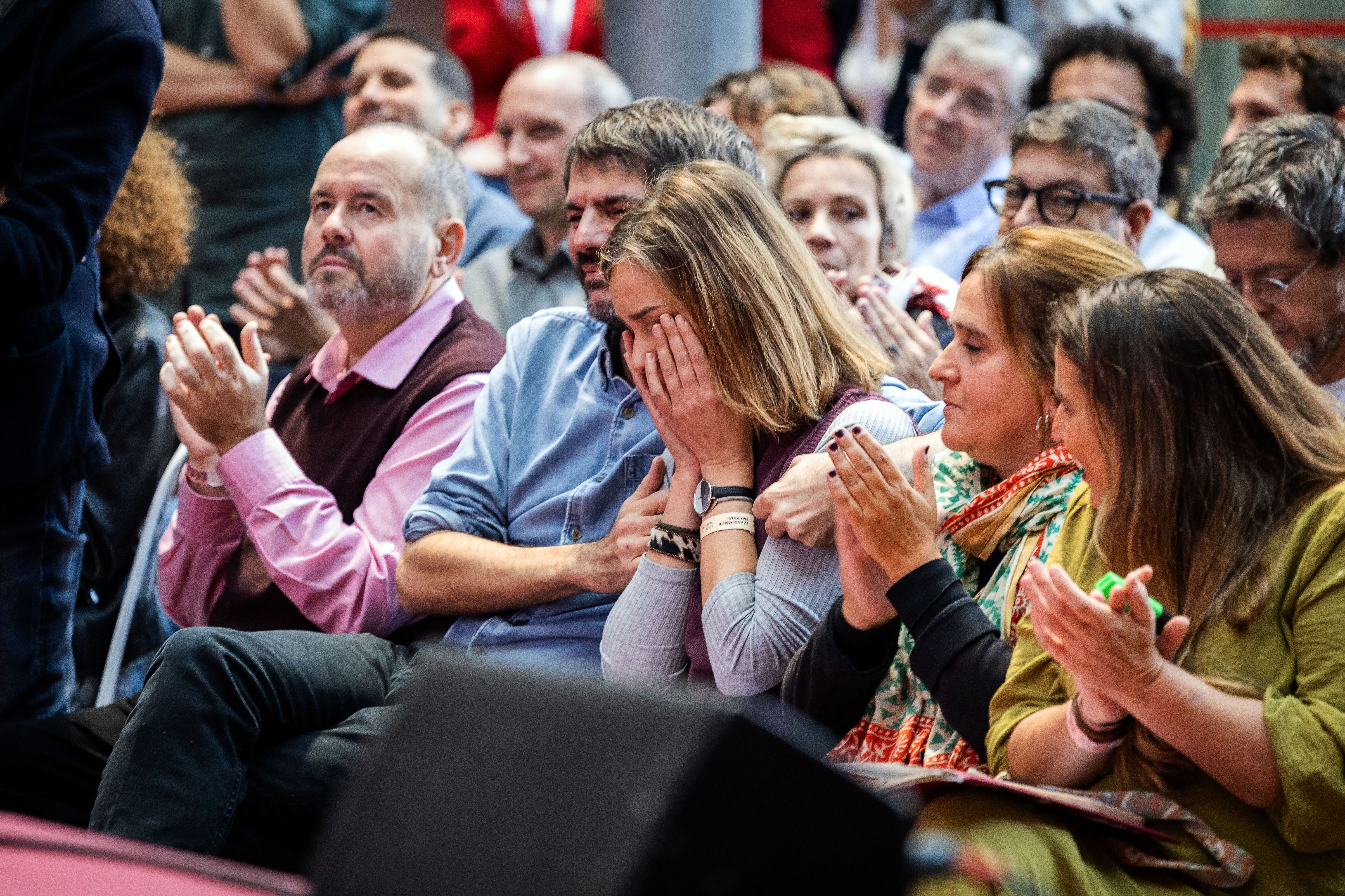 Jéssica Albiach, s'emociona en recordar la tragèdia de la passada DANA, a València