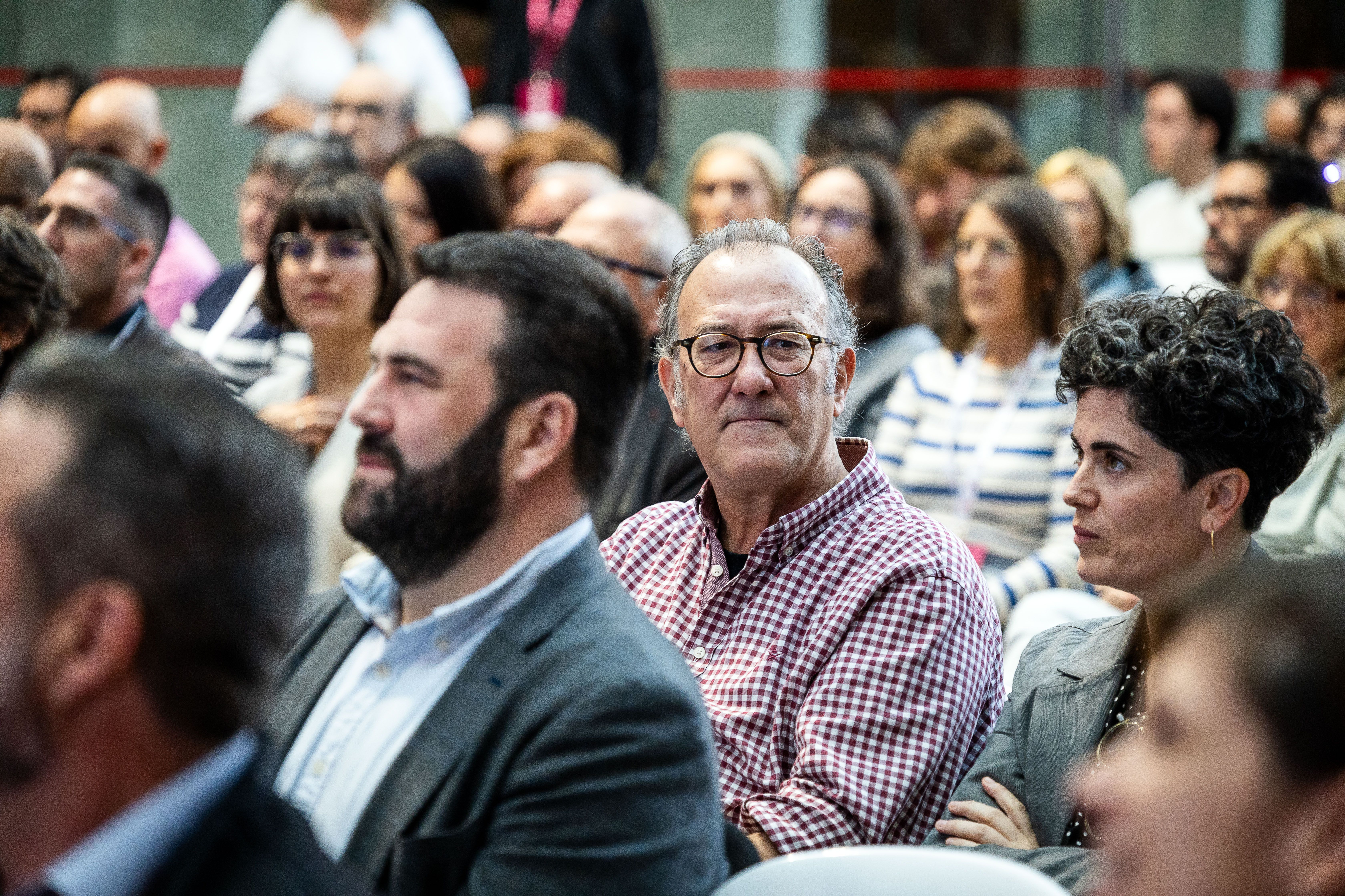 Xavier Antich, durant l'assemblea nacional dels comuns