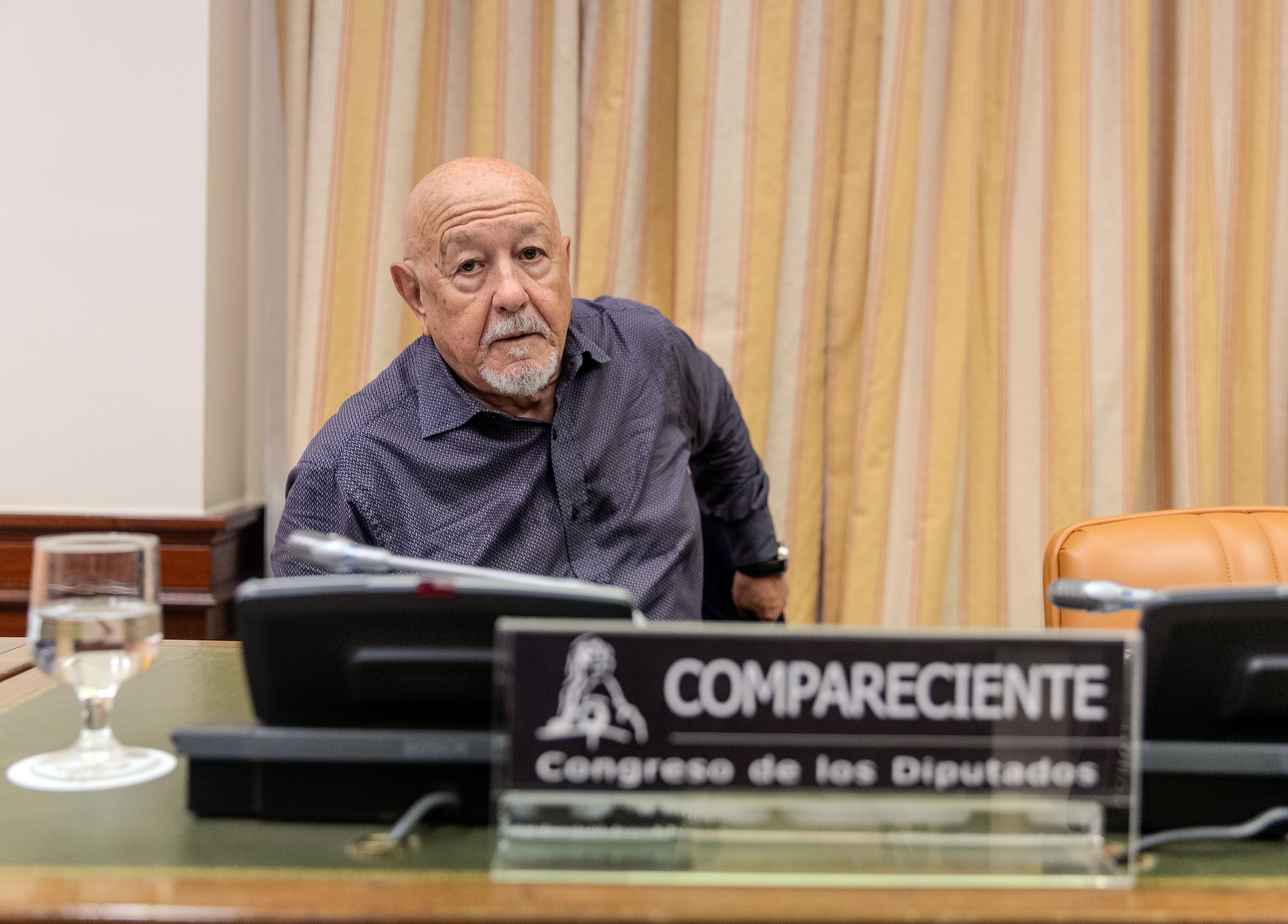 Martín Blas com a compareixent, de la comissió d'investigació de l'Operació Catalunya