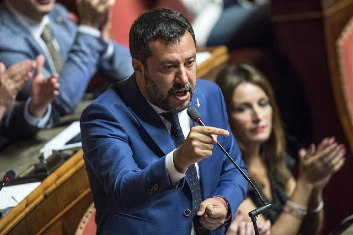 El líder de la dreta radical italiana, Matteo Salvini.