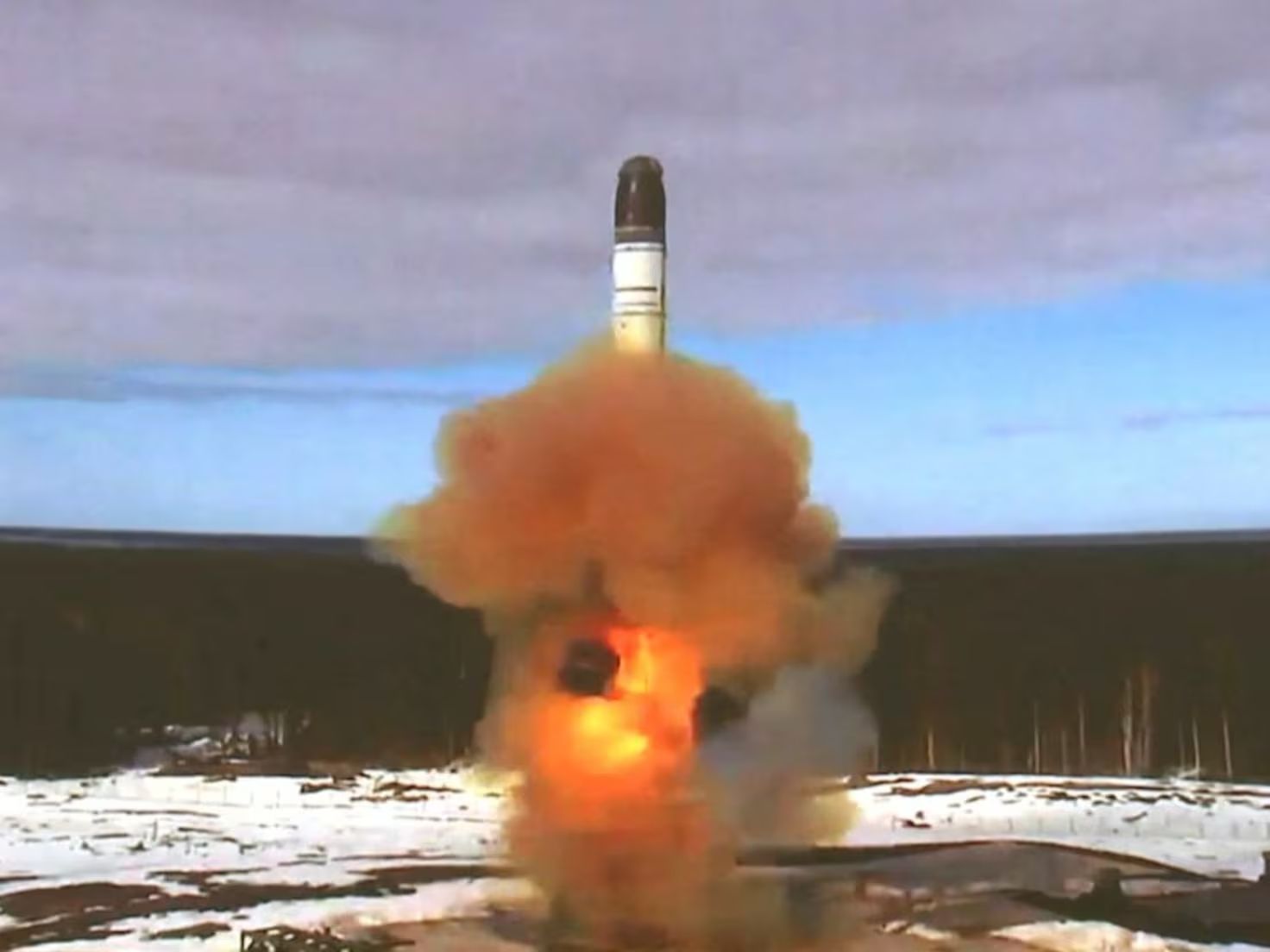 Un míssil ICBM de Rússia, en imatge d'arxiu