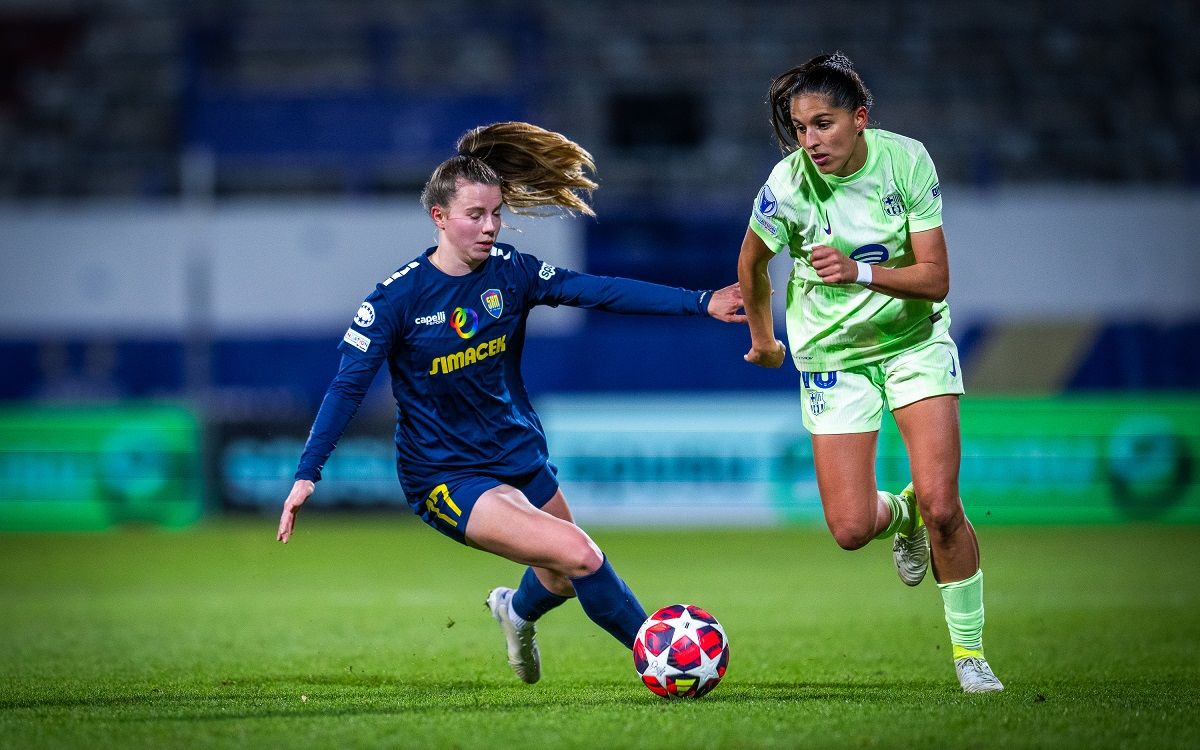 Kika Nazareth, al partit del Barça aquest dijous a la Champions