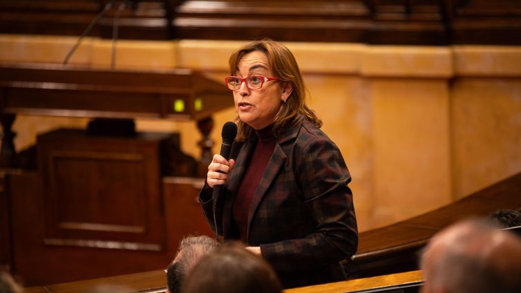 Sílvia Paneque, consellera de Territori, en una imatge d'arxiu al Parlament