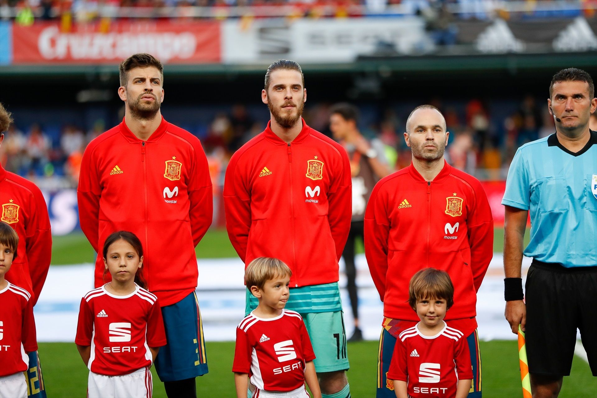 Piqué en un partit amb la selecció espanyola