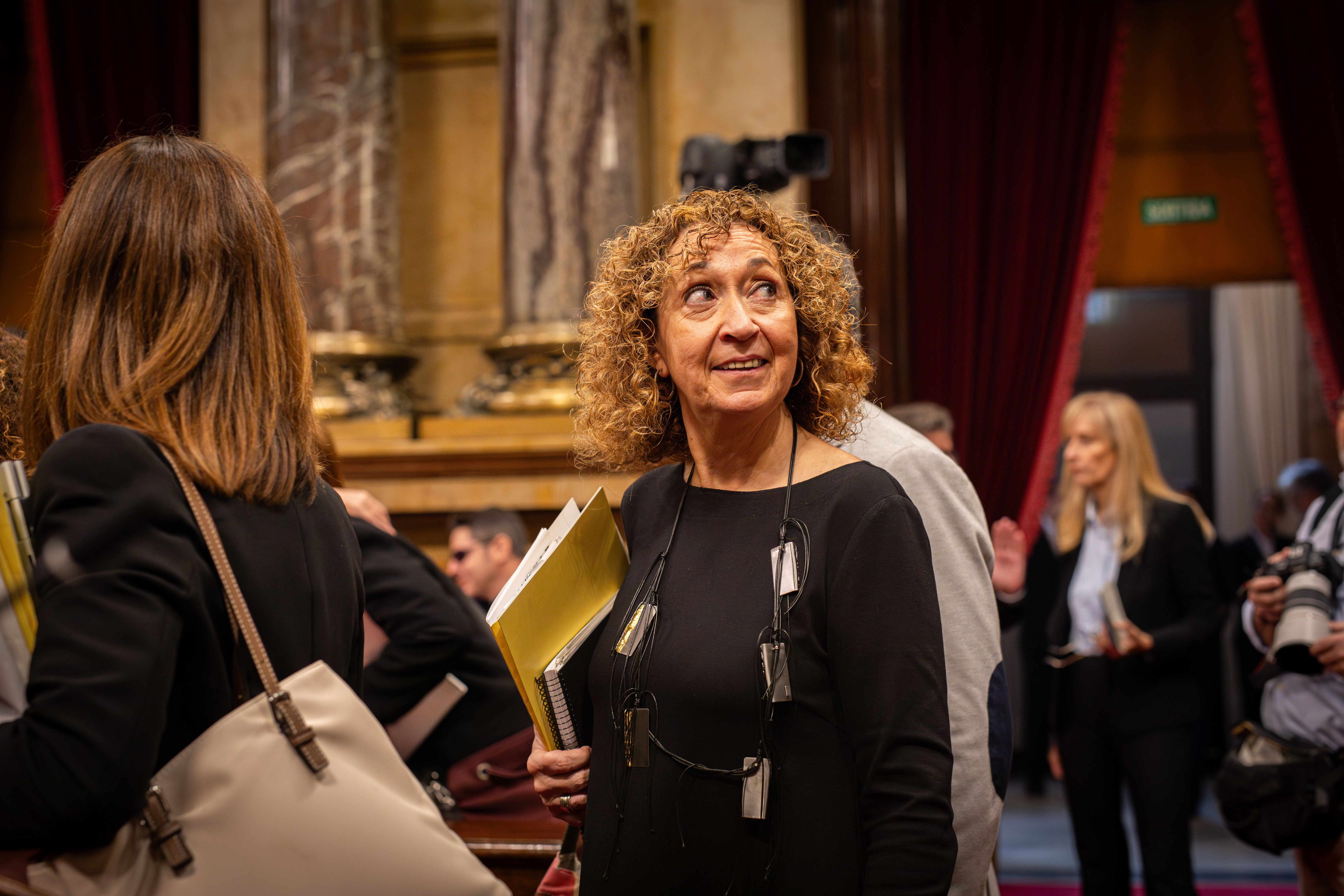 Ester Capella, en una imatge al Parlament