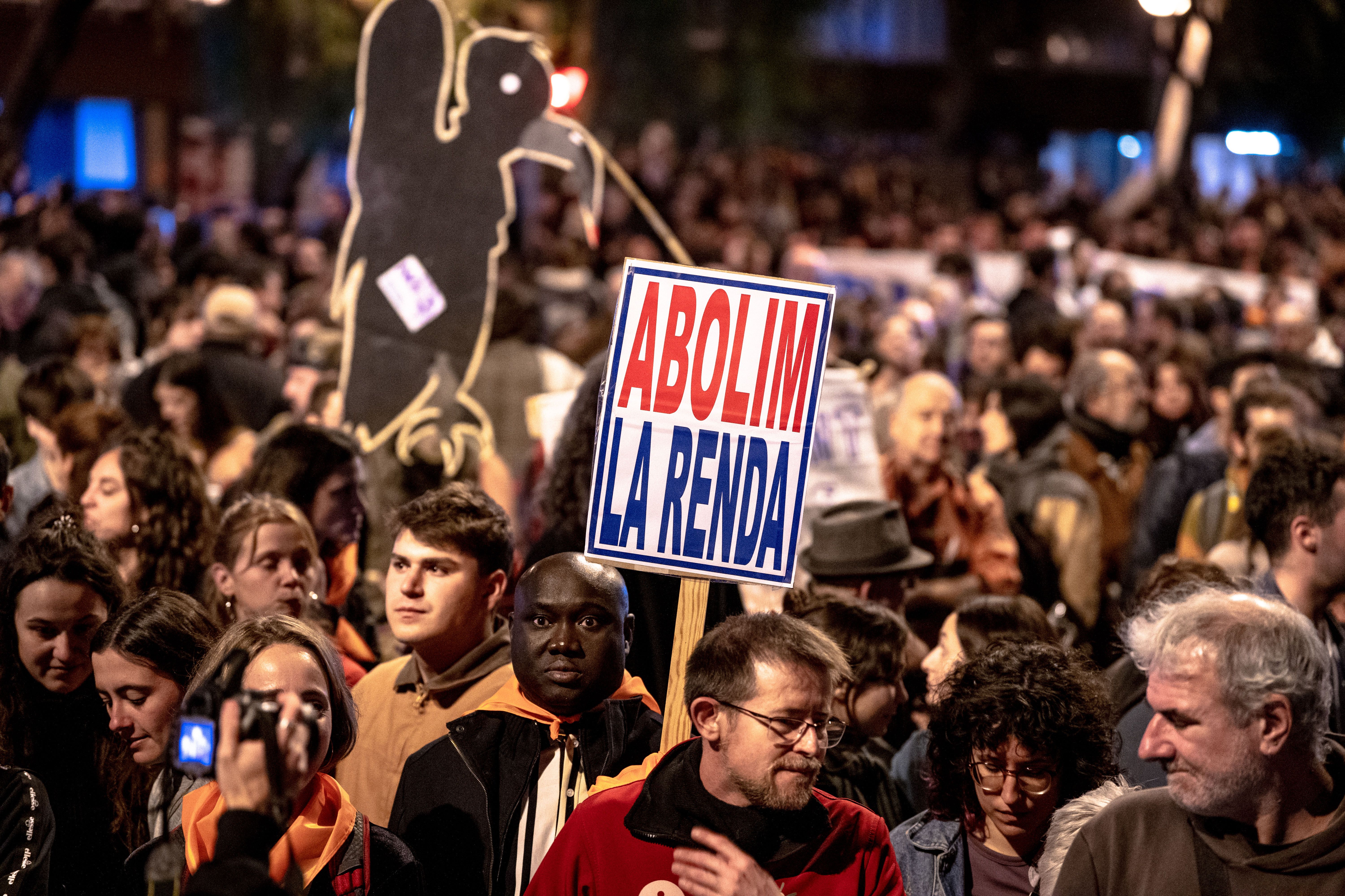 Manifestació del 23N per la baixada dels preus dels lloguers