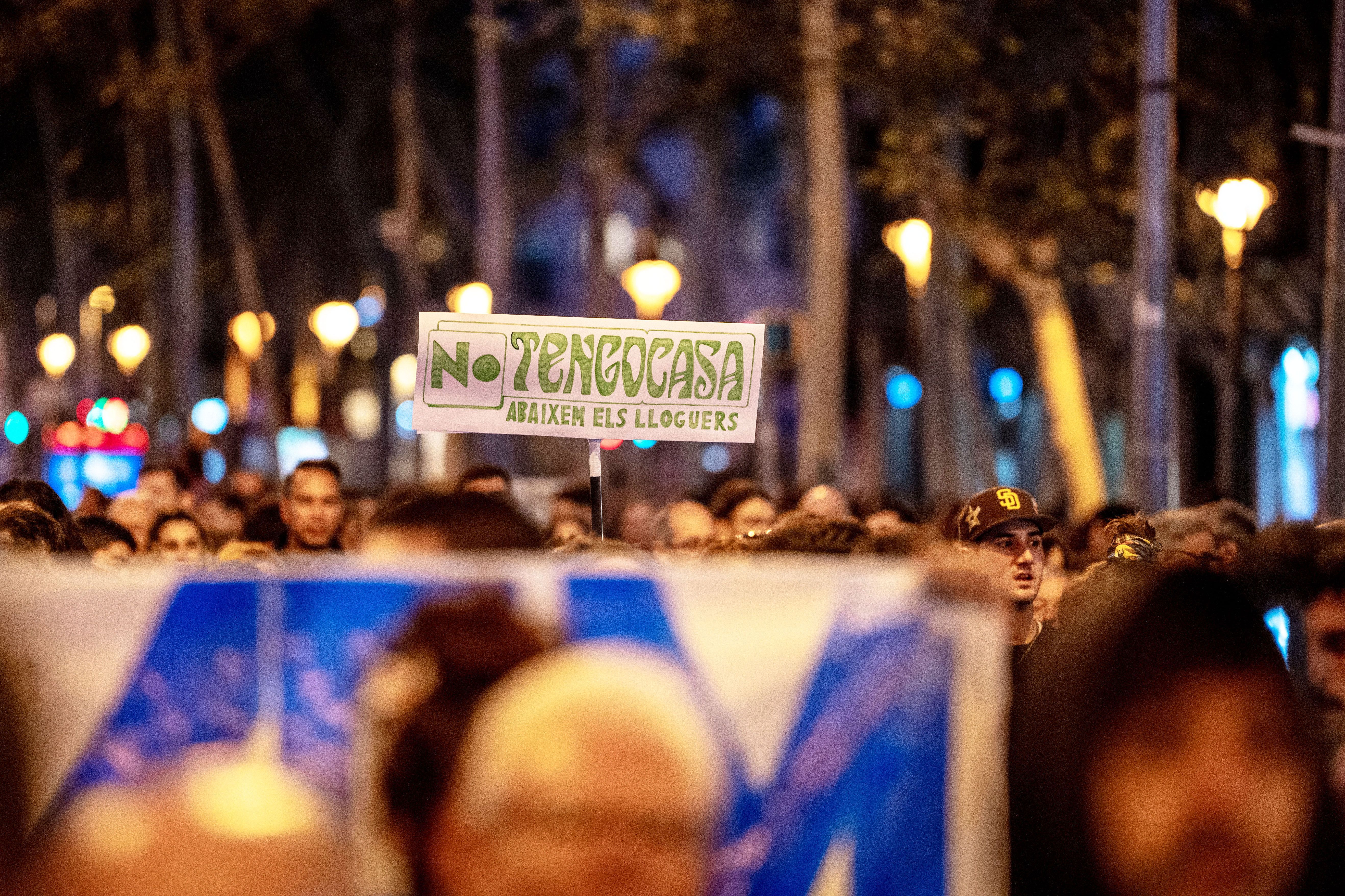 Manifestació pel dret a l'habitatge dissabte a Barcelona