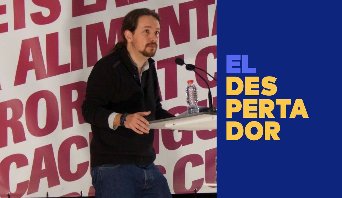 Pablo Iglesias en el míting dels comuns i Podem a Tarragona quan liderava el partit