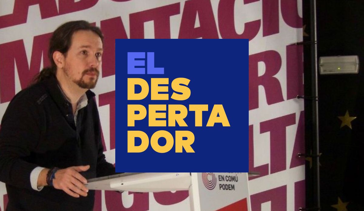 Pablo Iglesias en el míting dels comuns i Podem a Tarragona quan liderava el partit