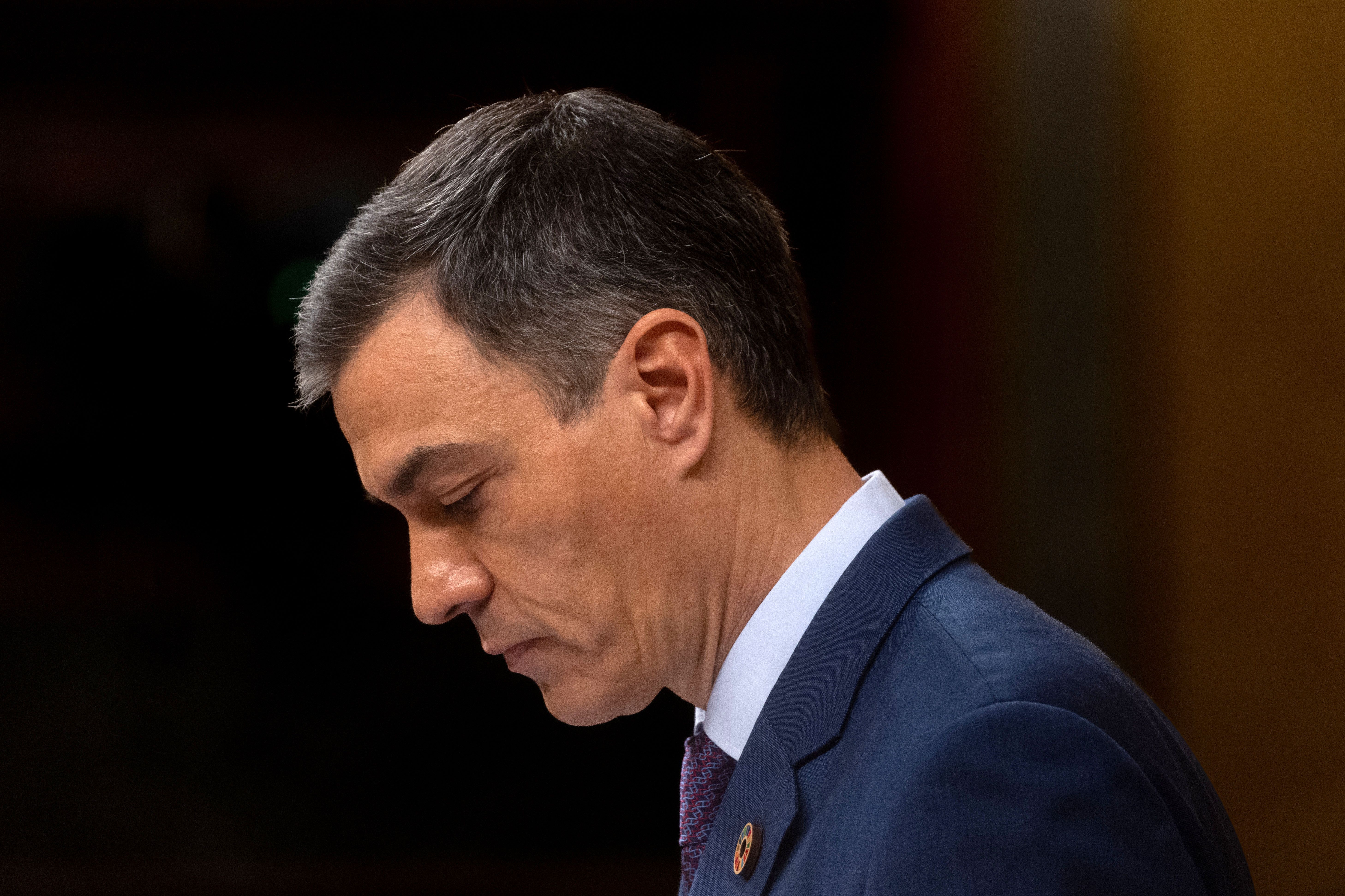 Pedro Sánchez, aquest dimecres al Congrés.