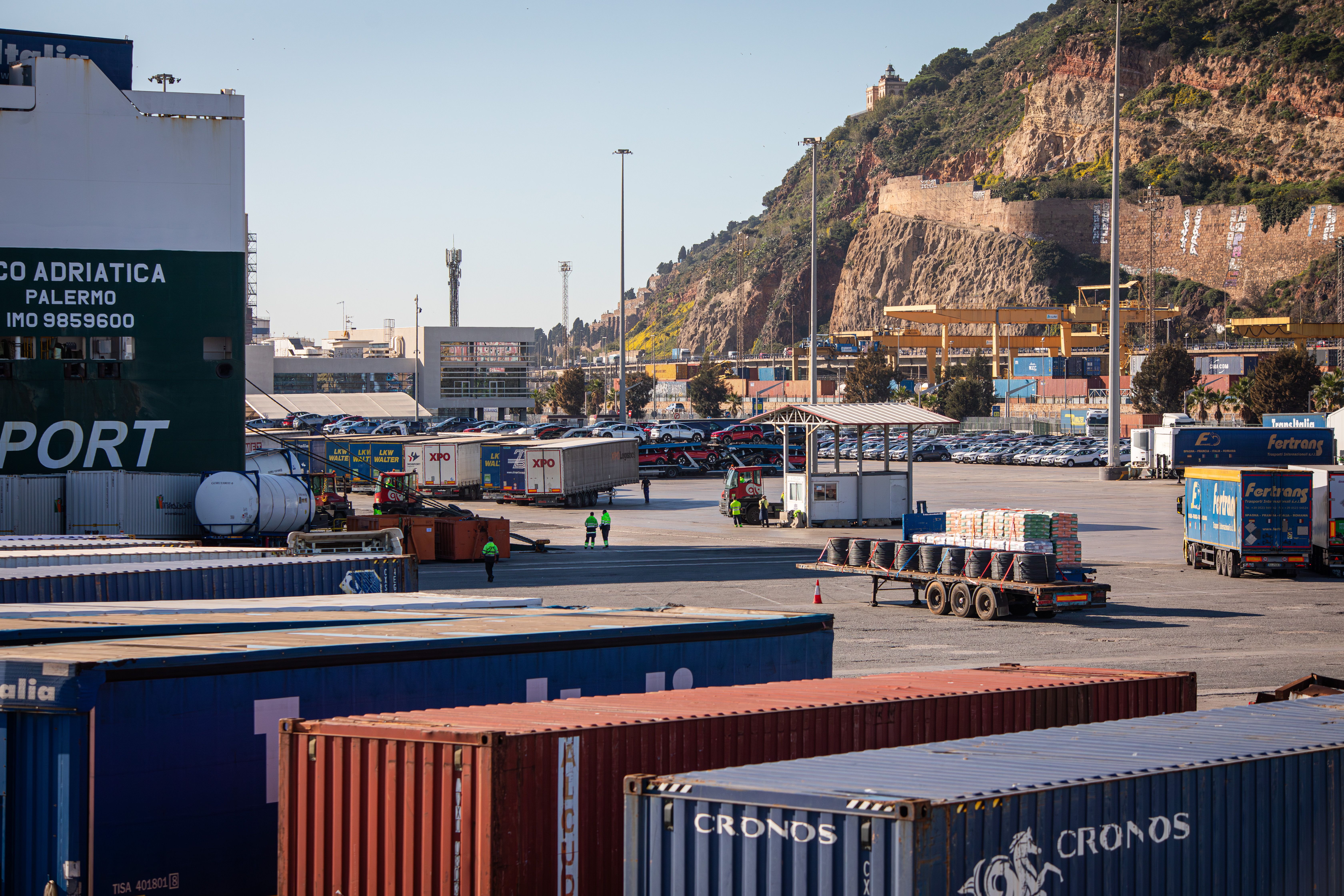 Contenidors al Port de Barcelona