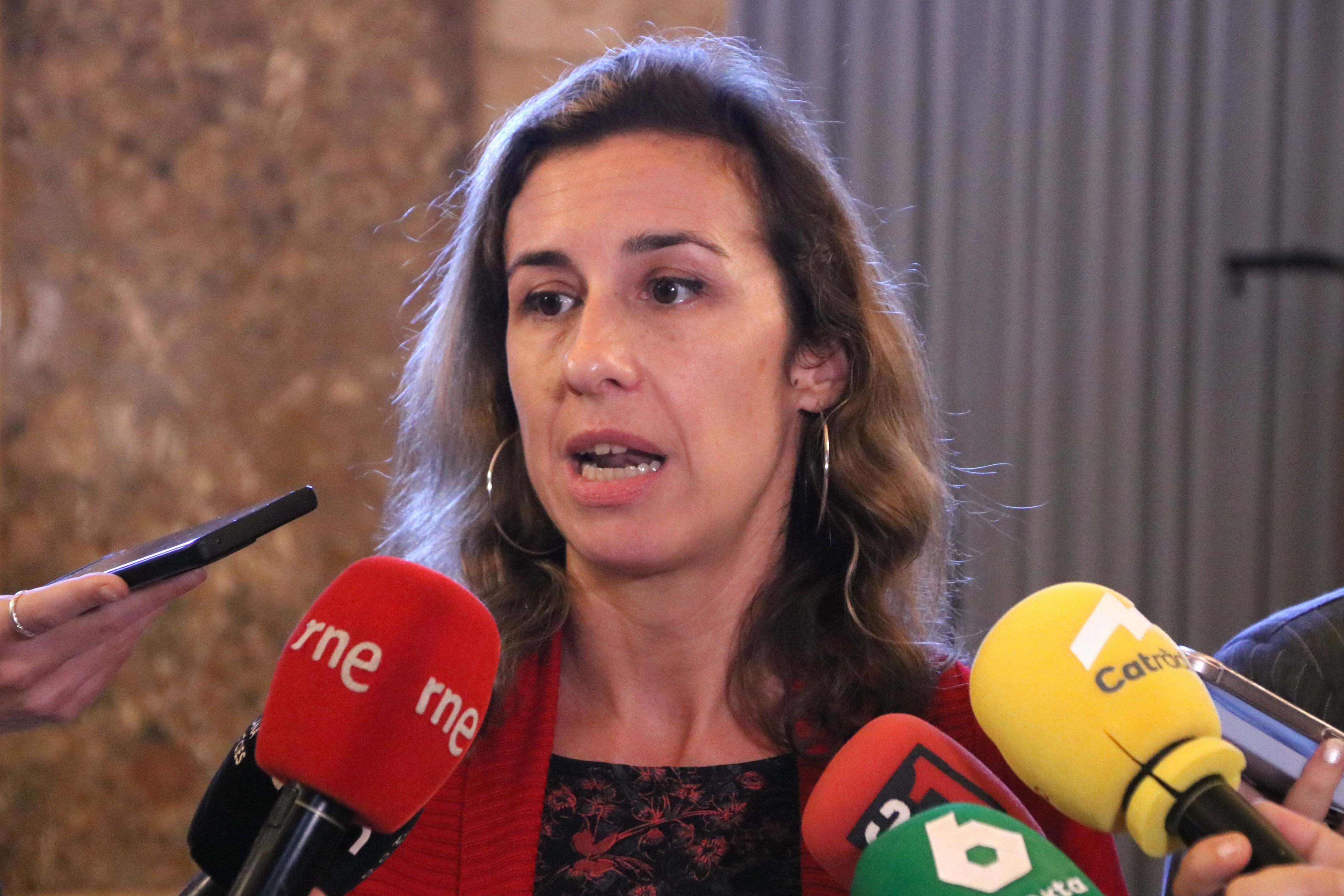 Laia Estrada, al Parlament.