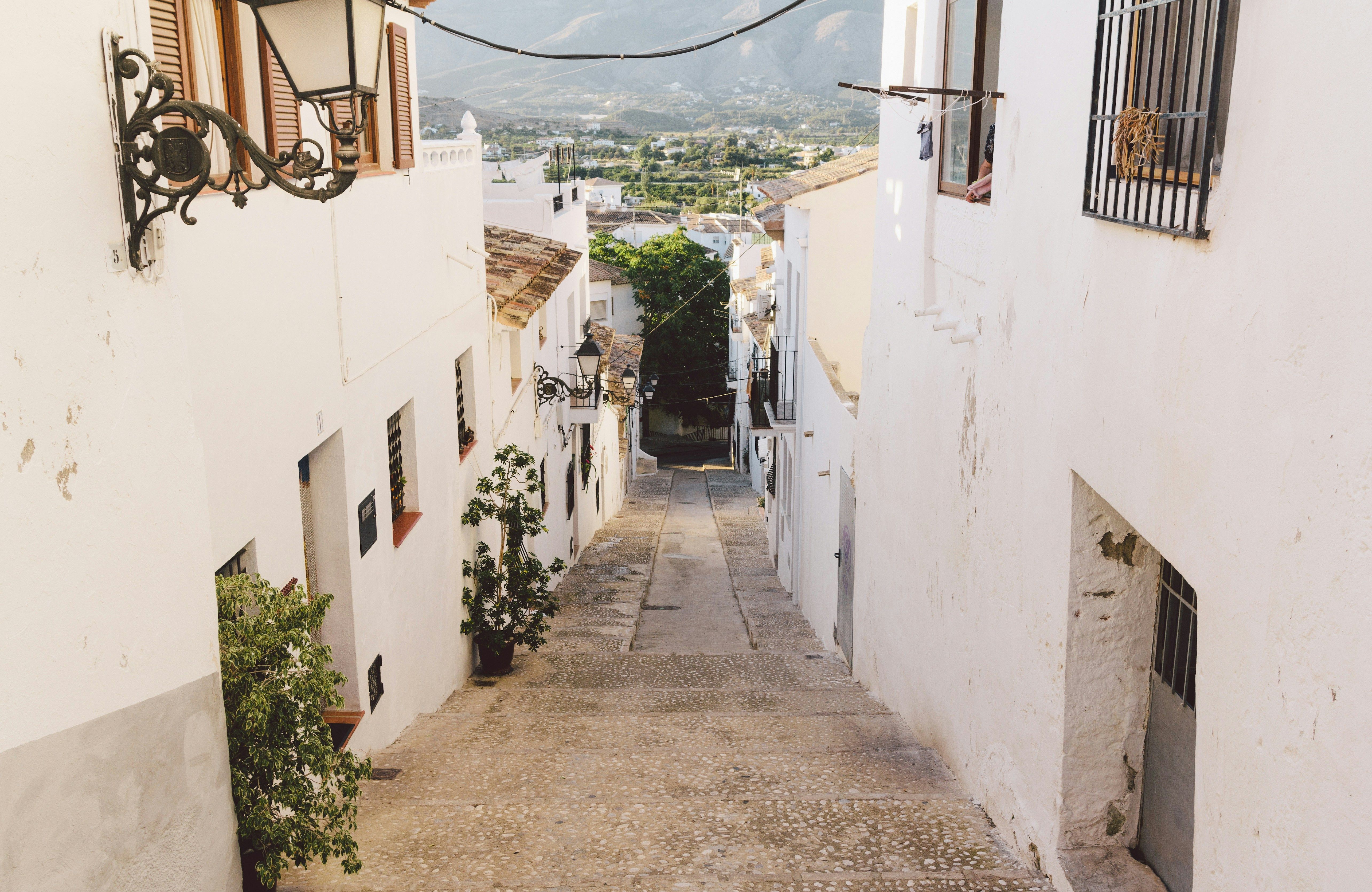 Un carrer d'Altea