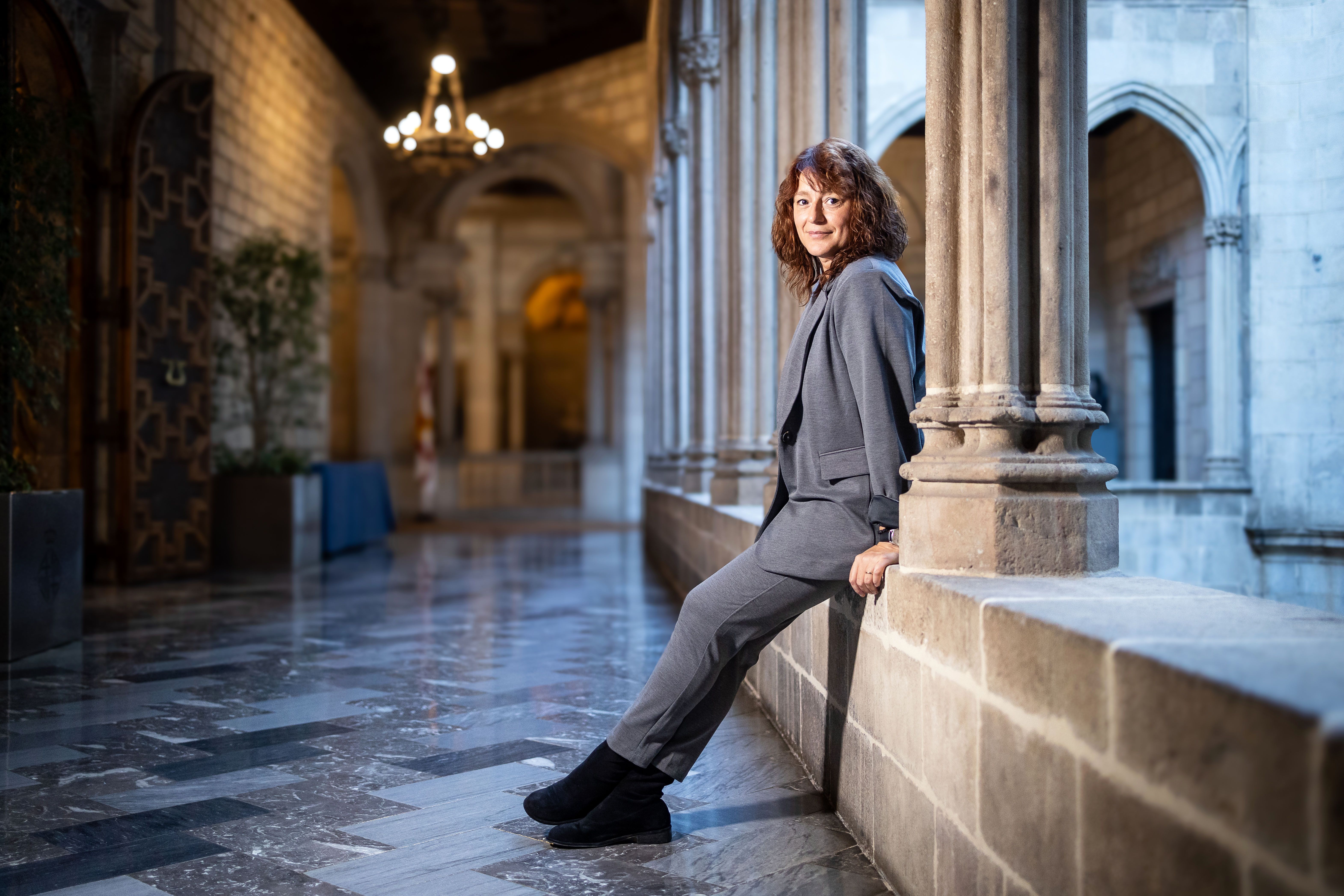 Laia Bonet, a la galeria gòtica de l'Ajuntament de Barcelona