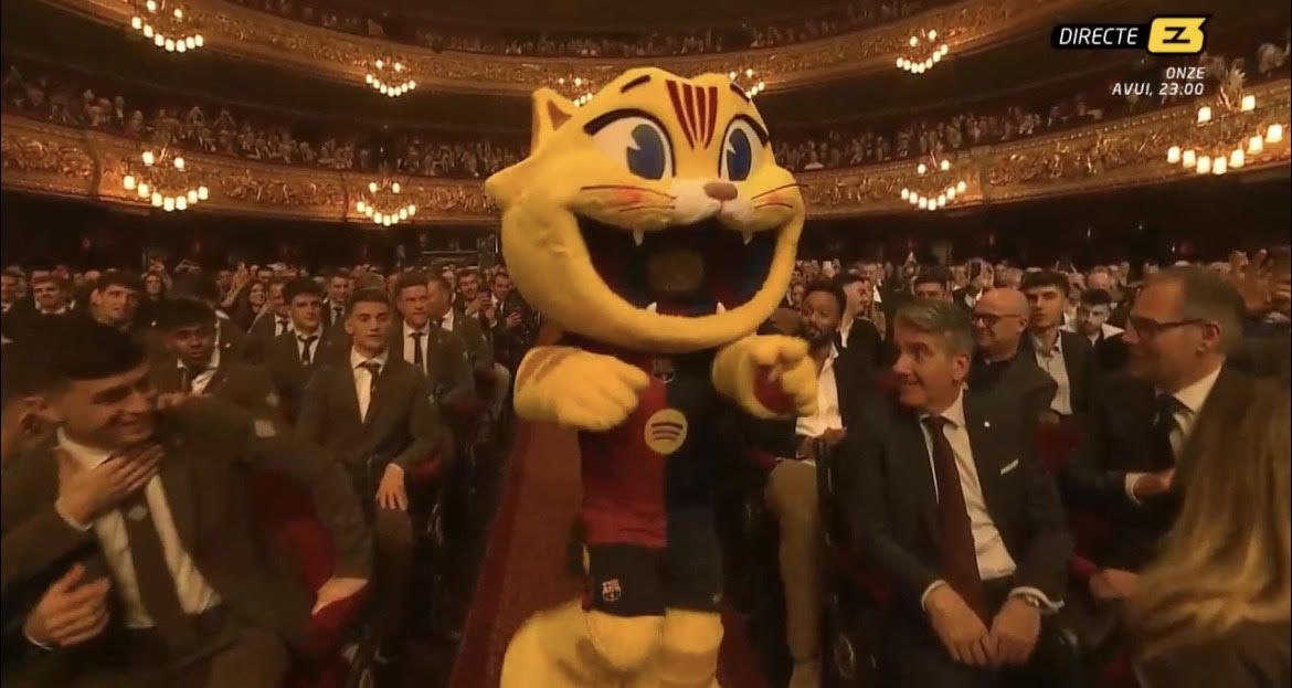 Cat, la nova mascota del Barça