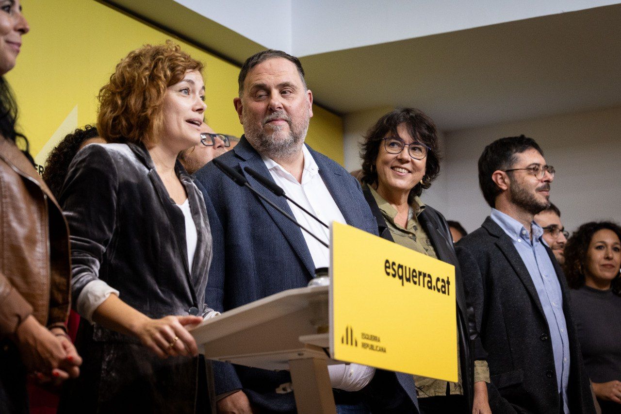 Elisenda Alamany i Oriol Junqueras, aquest dissabte