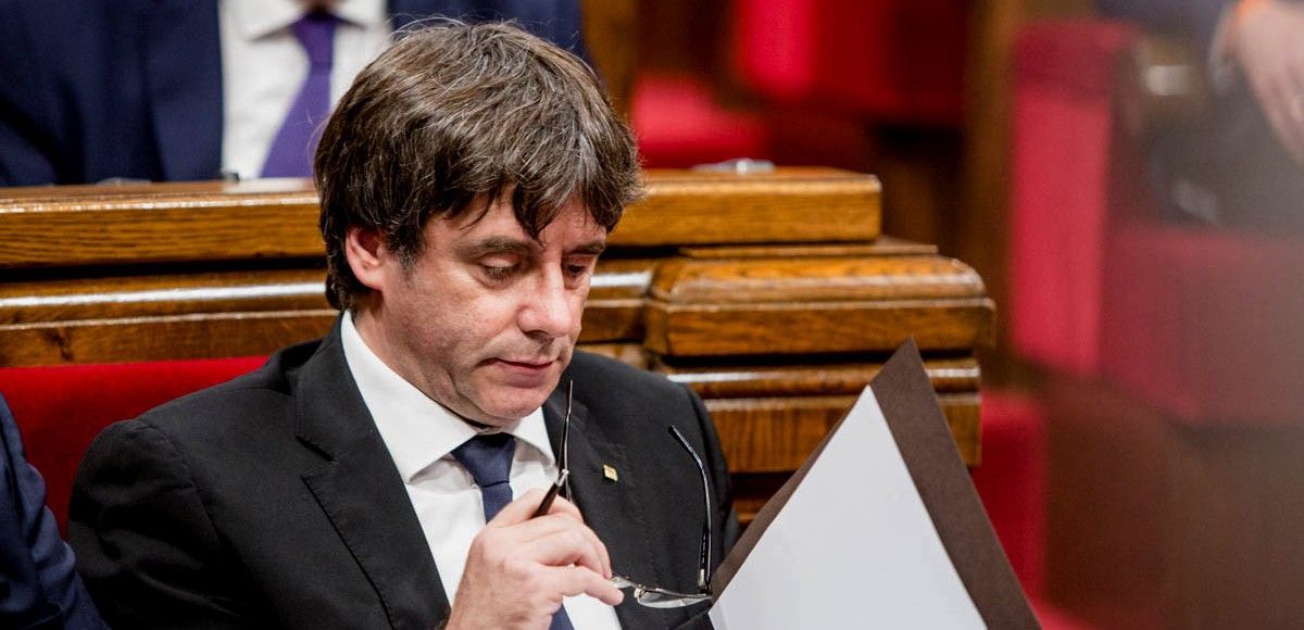 Carles Puigdemont, en una imatge al Parlament