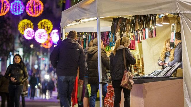 Imatge d'una paradeta del mercat de Nadal / Ajuntament de Girona