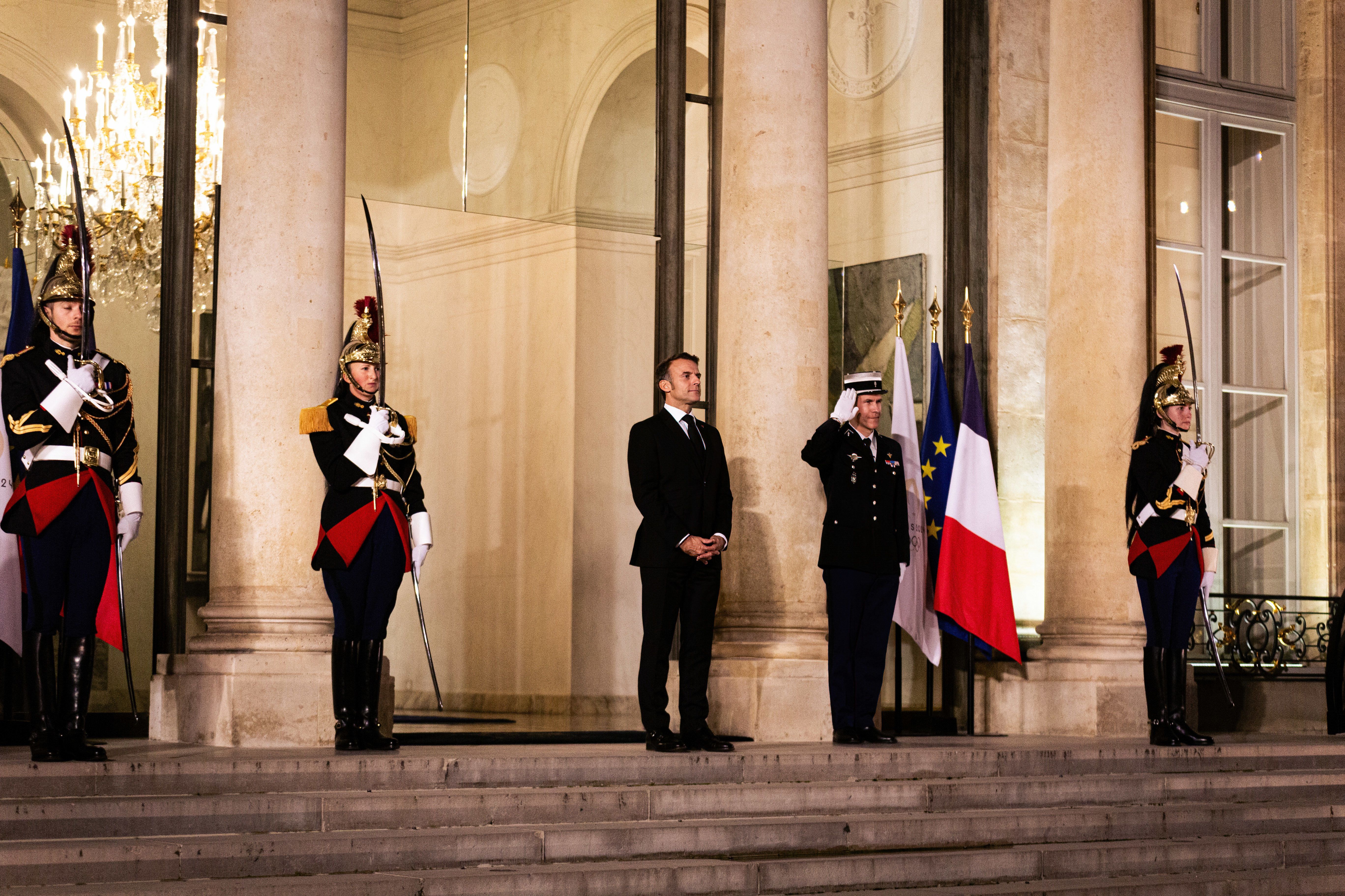 Macron, a les portes de l'Elisi, l'octubre passat.