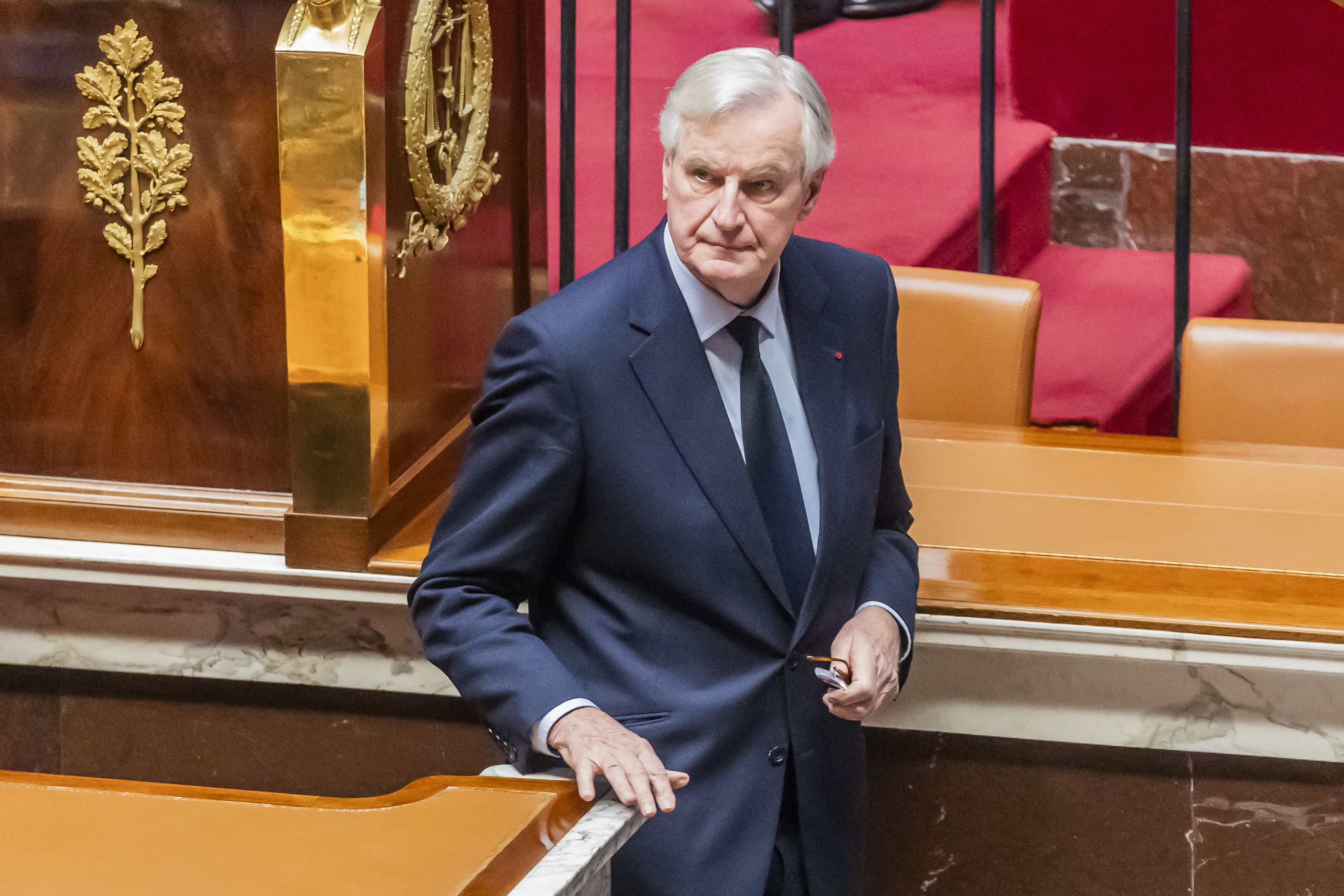 Michel Barnier, a l'Assemblea Nacional