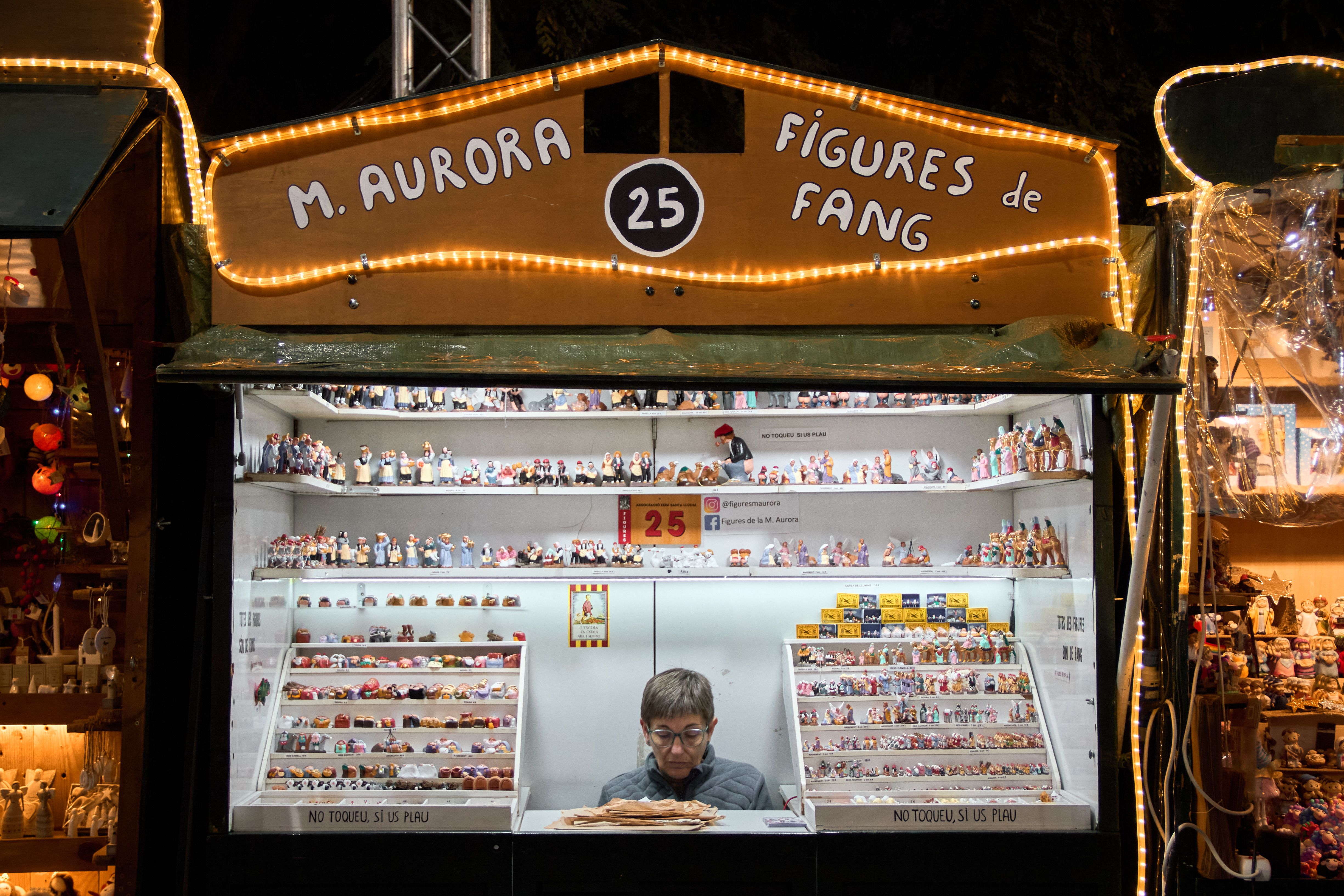 La Fira de Santa Llúcia a Barcelona