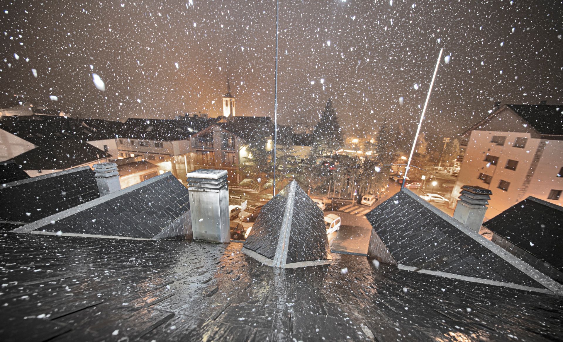 La neu a Esterri d'Àneu aquest dissabte