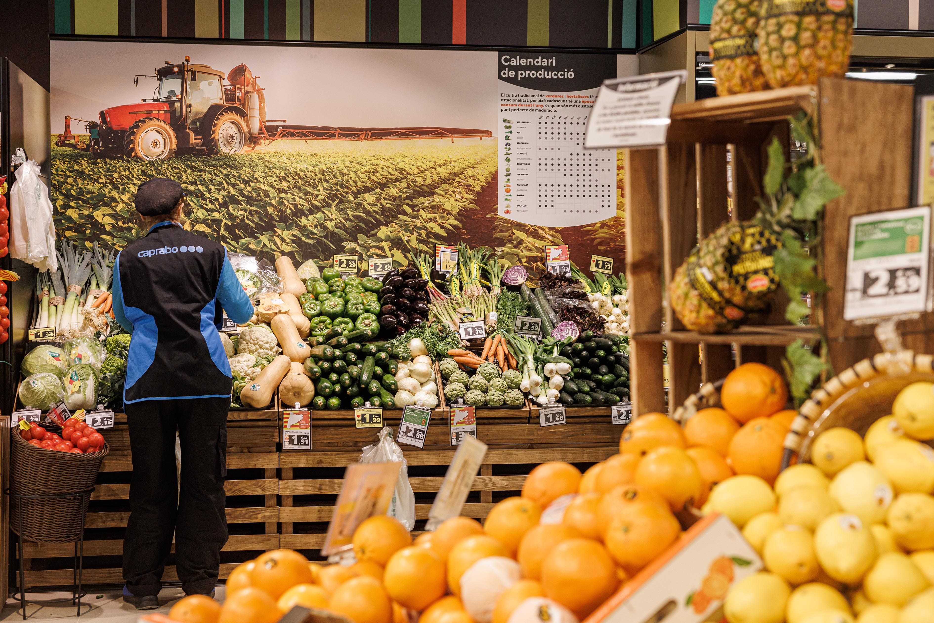 Un supermercat, en una imatge d'arxiu