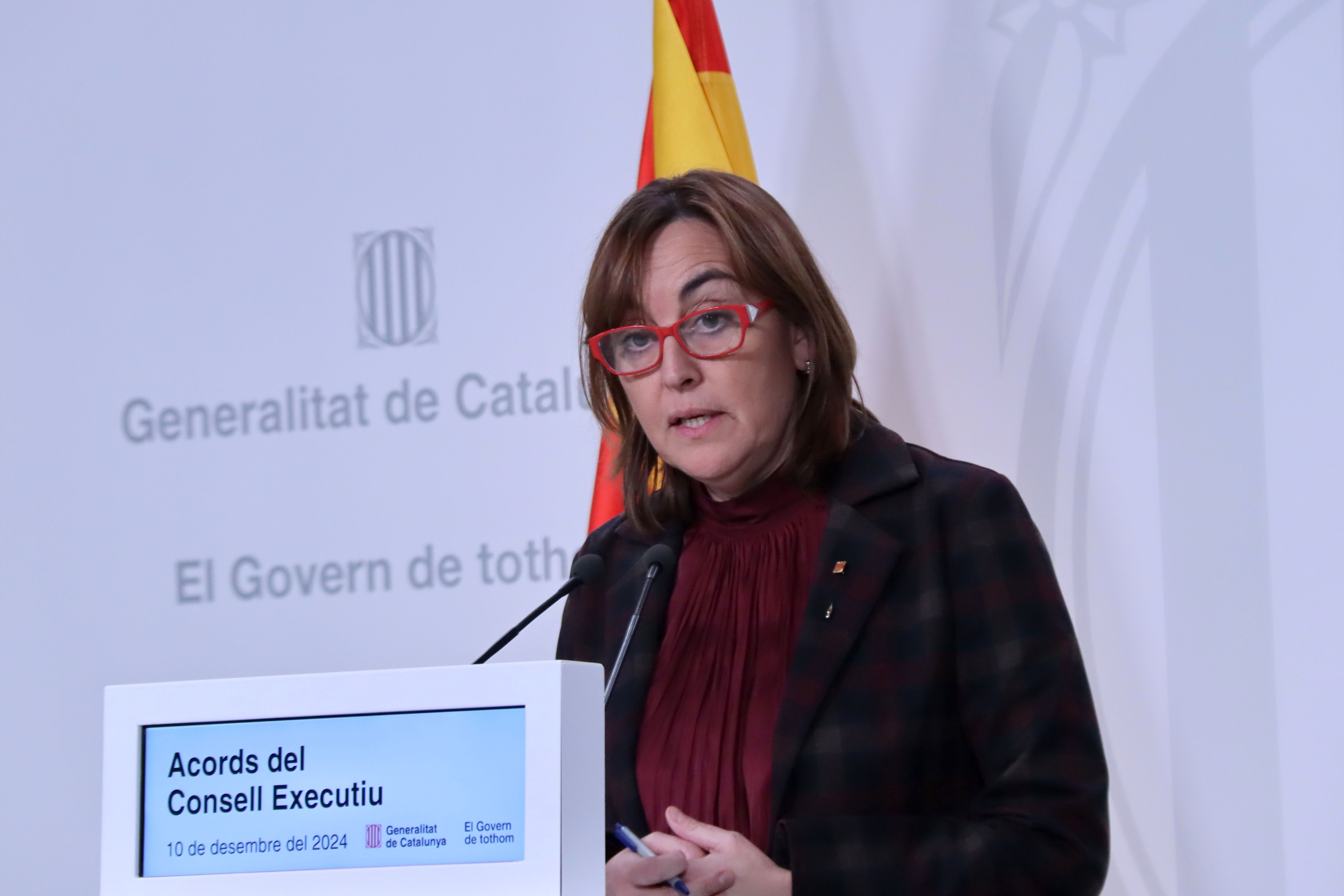 La portaveu del Govern, Sílvia Paneque, aquest dimarts 