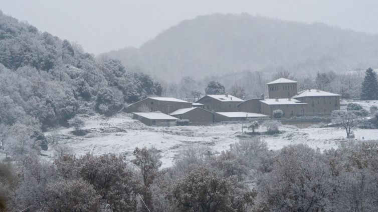 La nevada ha enfarinat Rupit, Pruït i Tavertet