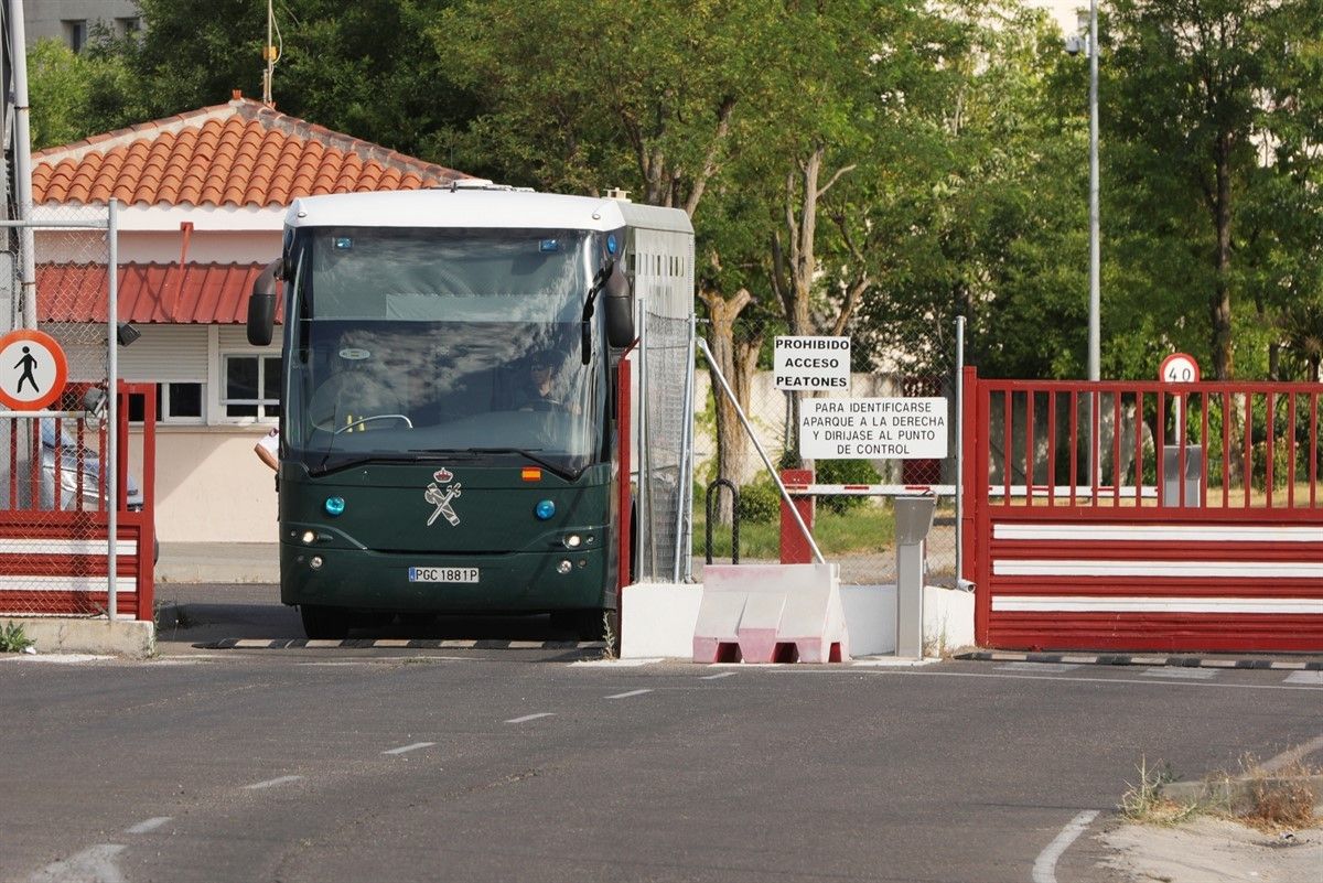 Els presos, camí de la presó de Zuera, a Saragossa